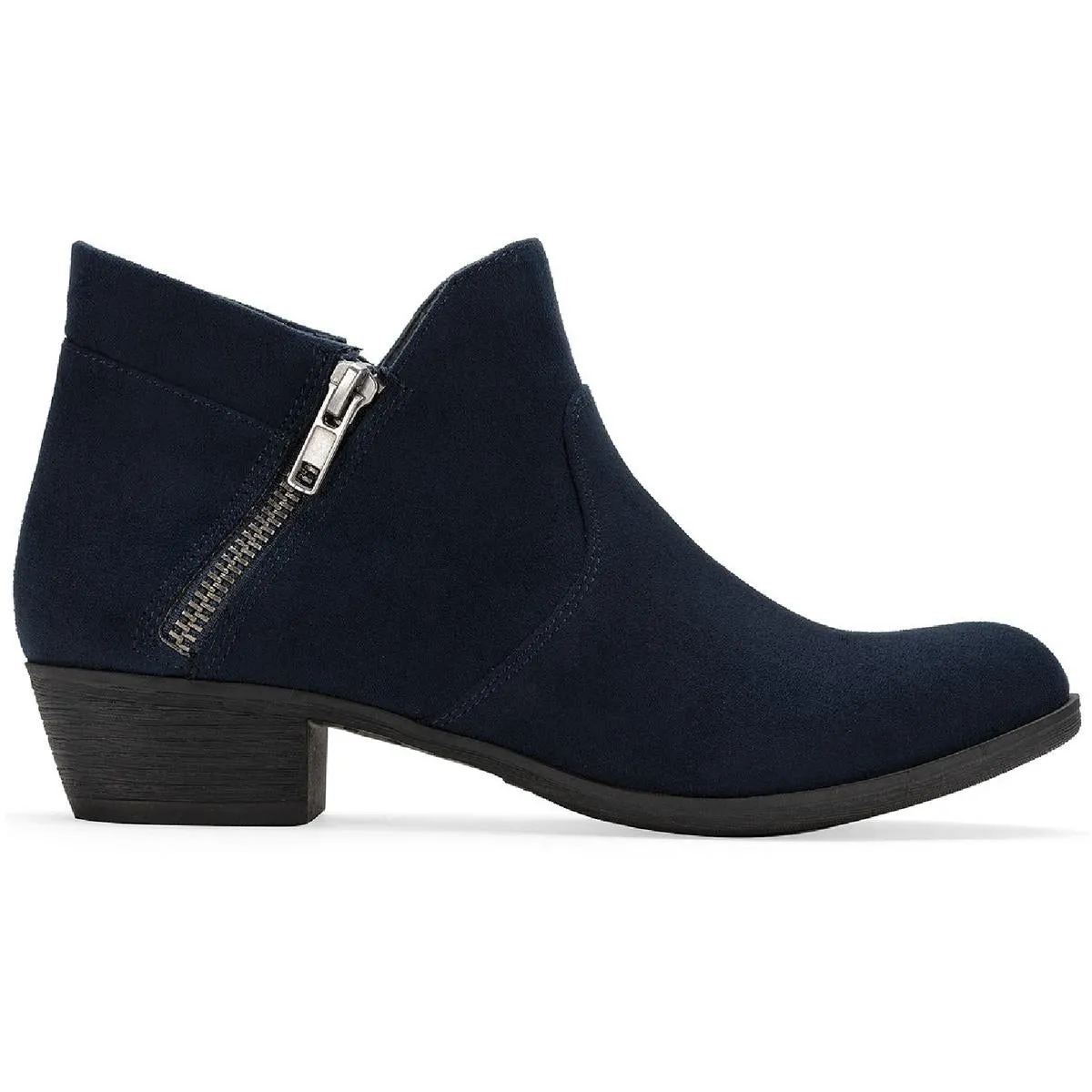Abby Womens Faux Suede Ankle Booties