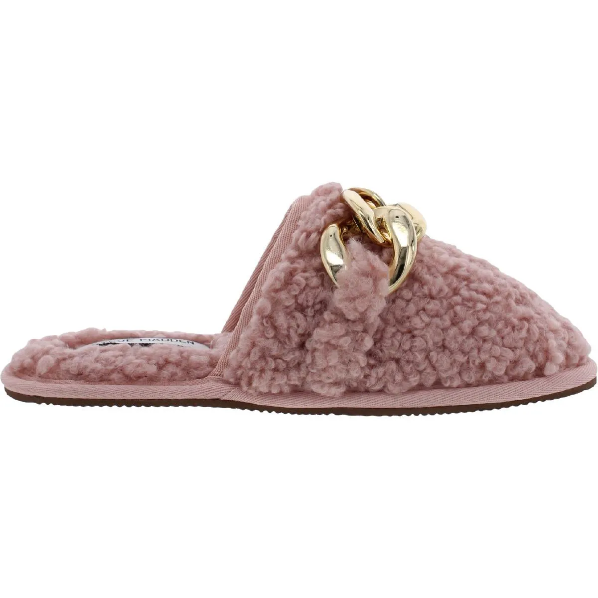 Ability Womens Faux Fur Slip On Slide Slippers