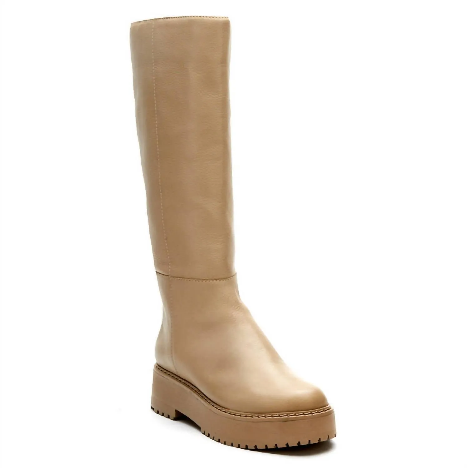Adele Platform Boot In Oat