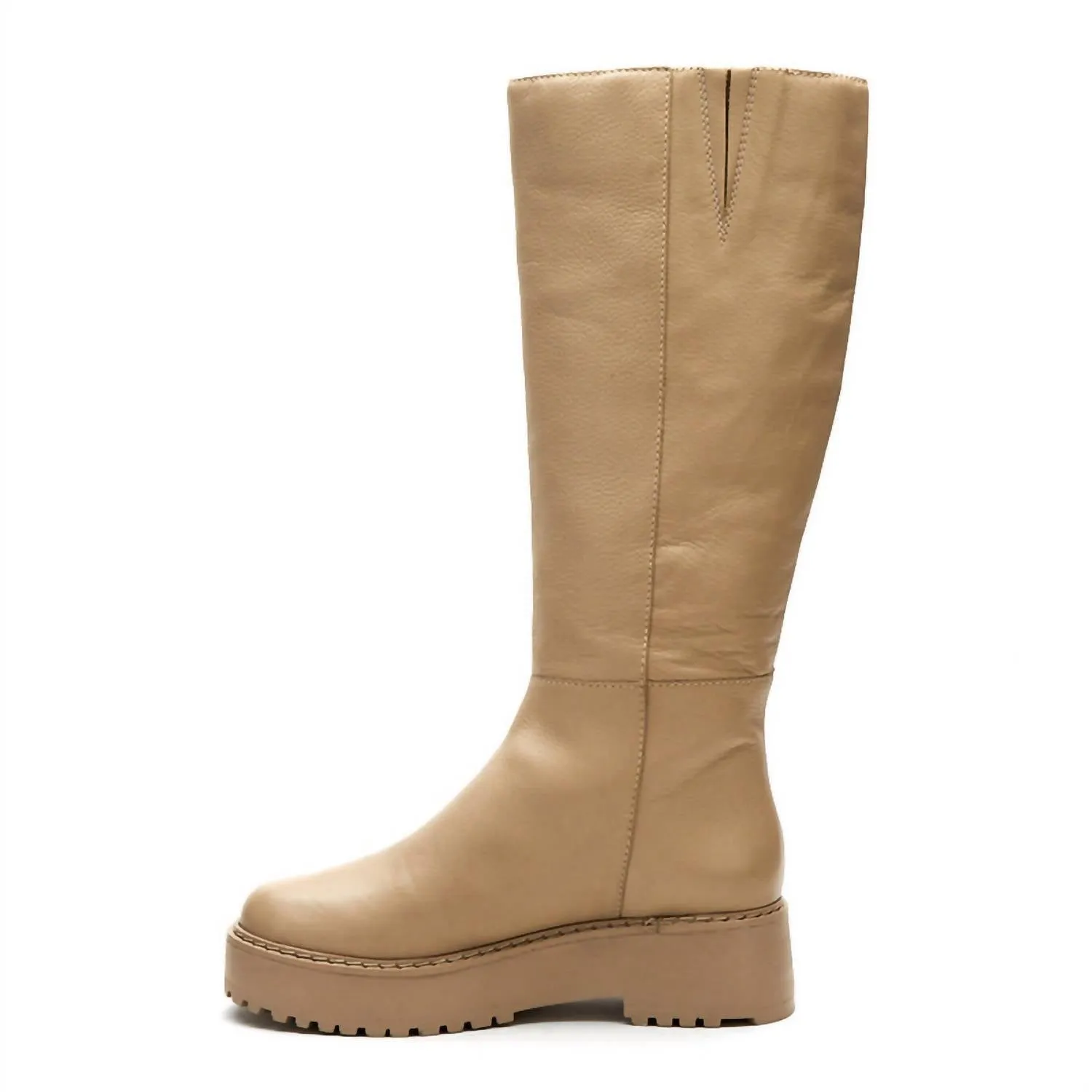 Adele Platform Boot In Oat