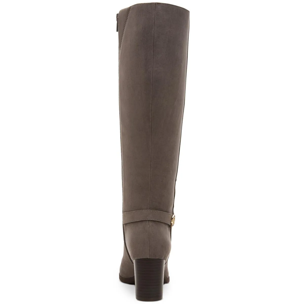 Adonnys Womens Leather Wide Calf Knee-High Boots