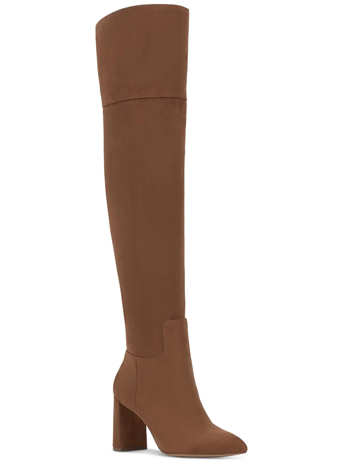 Akemi Womens Faux Suede Pointed Over-The-Knee Boots