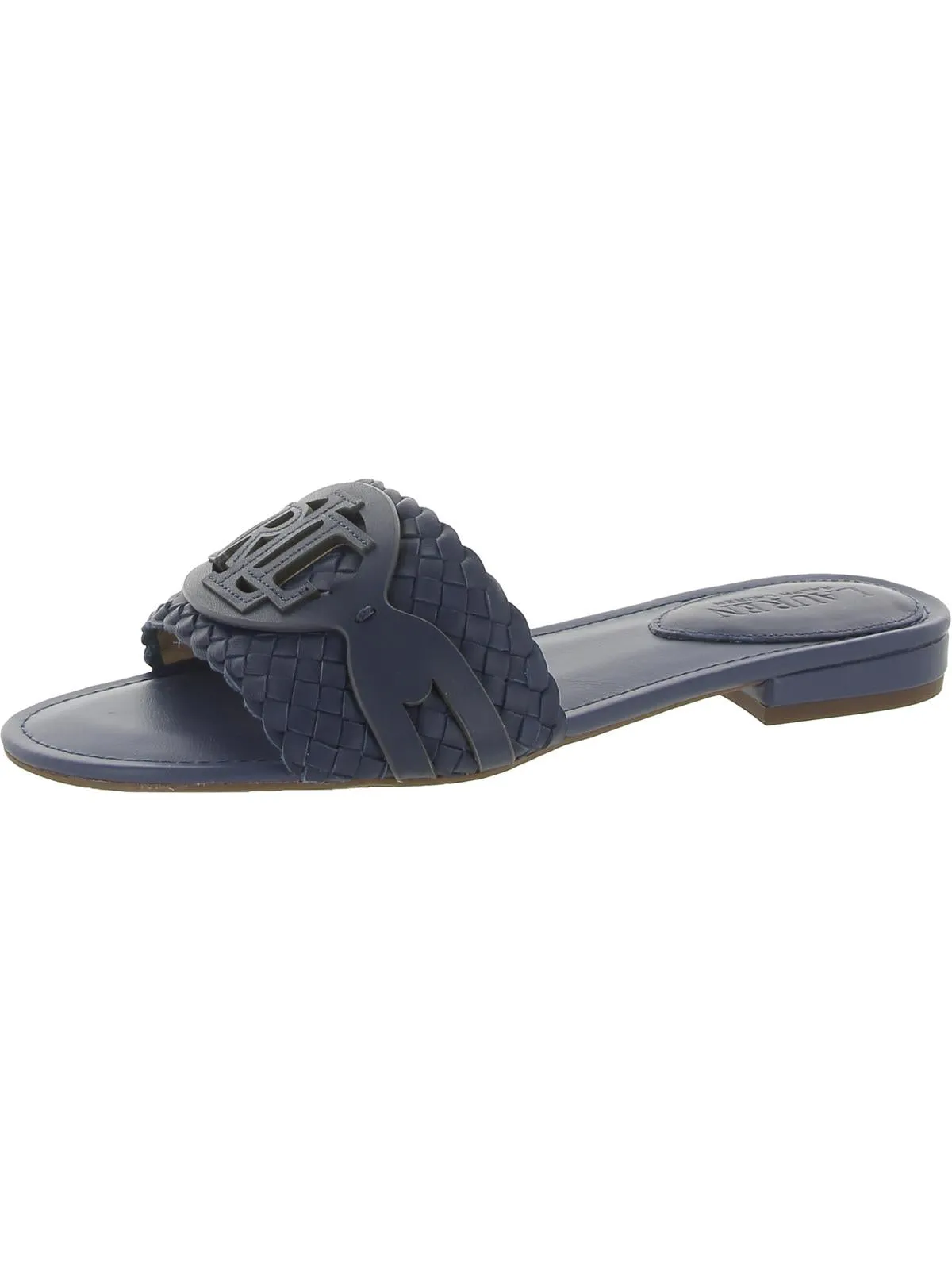 ALEGRA Womens Logo Canvas Slide Sandals