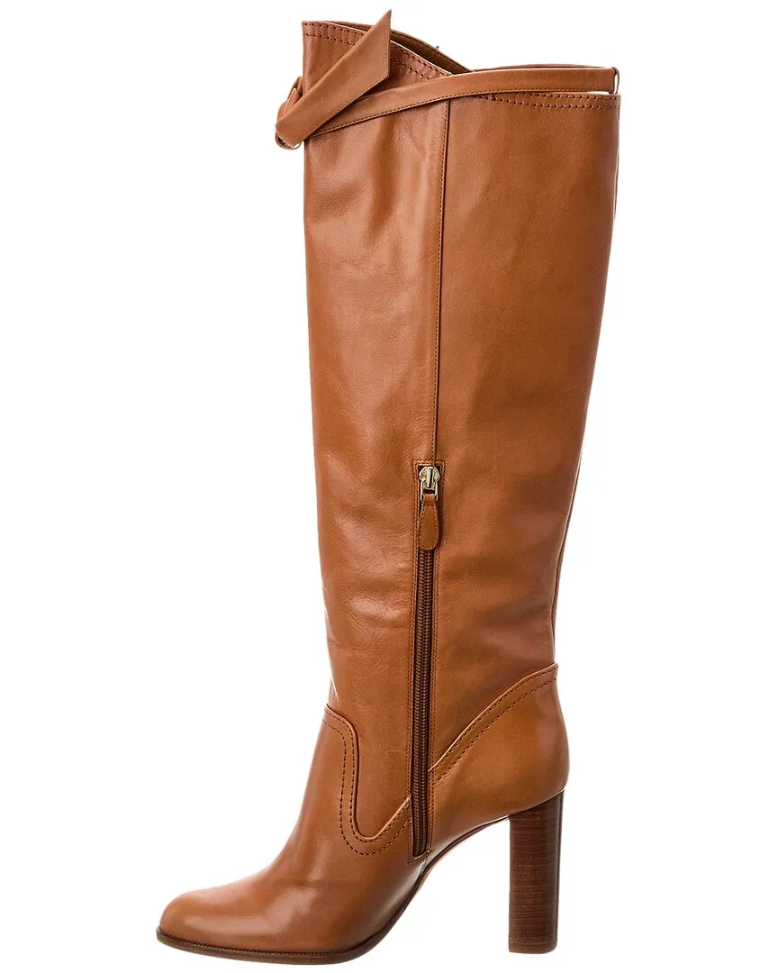 Alexandre Birman Clarita Saddlery 90 Leather Knee-High Boot