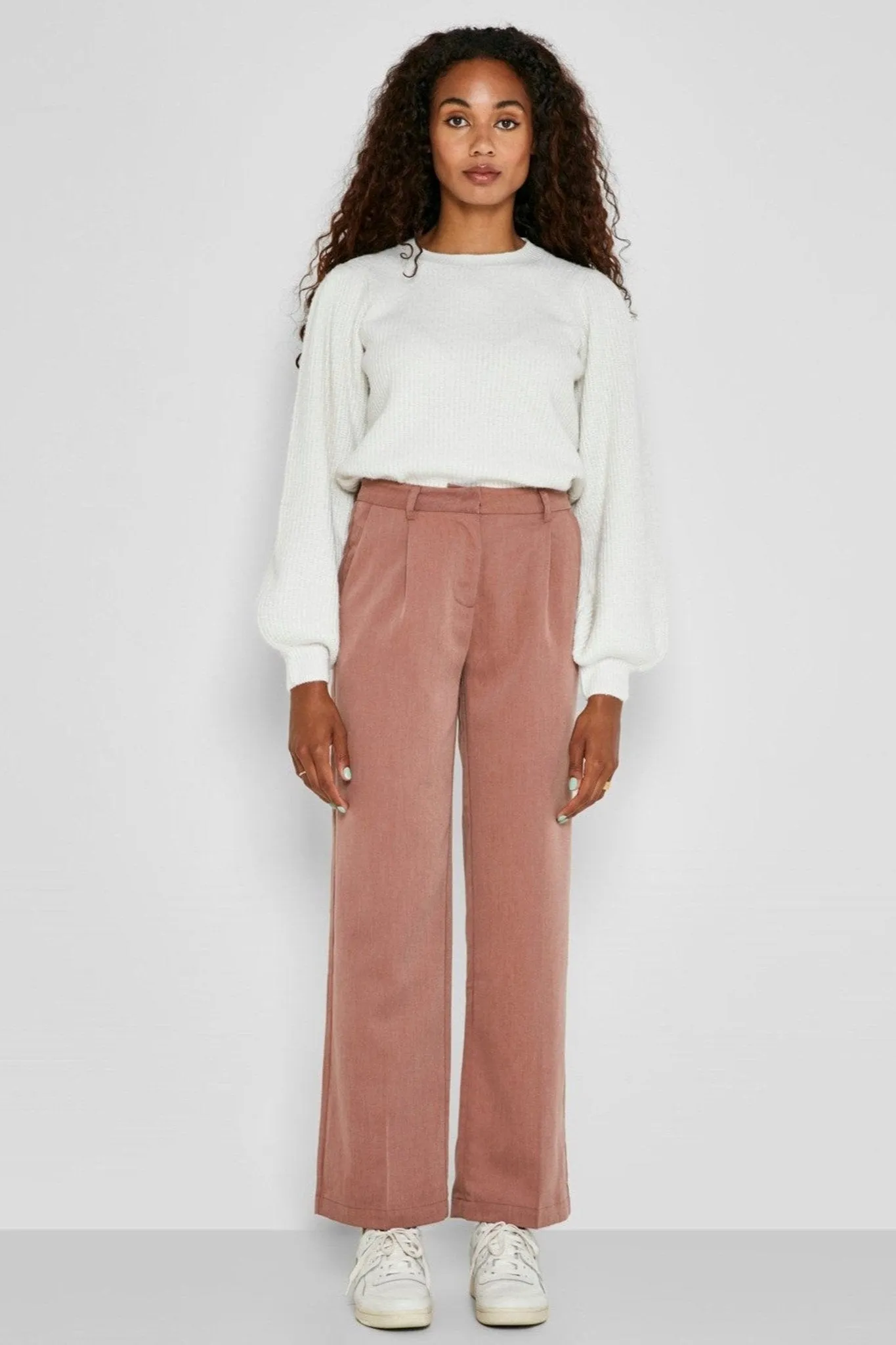 Almond Dad Trousers - Partridge Melange