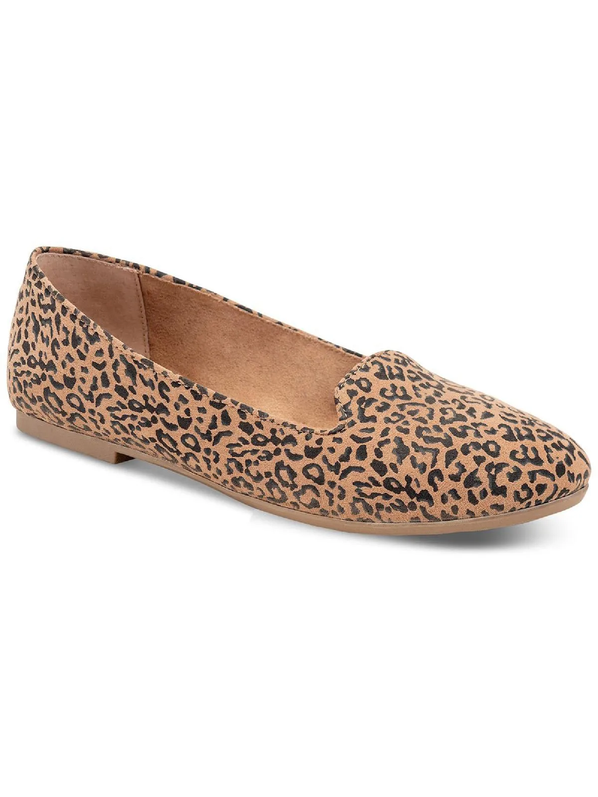 Alysonn Womens Faux Suede Flat Ballet Flats