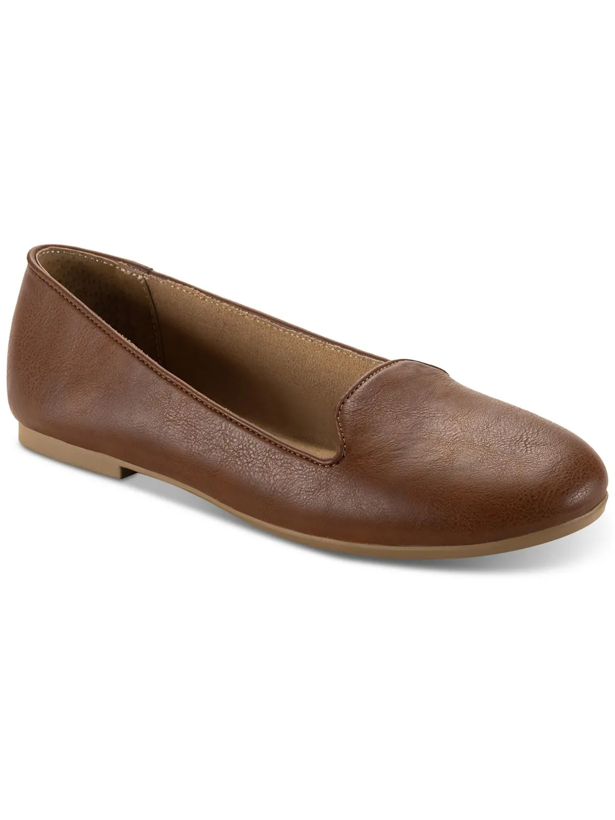 Alysonn Womens Faux Suede Flat Ballet Flats