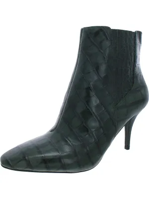 Ambind Womens Patent Leather Dressy Booties