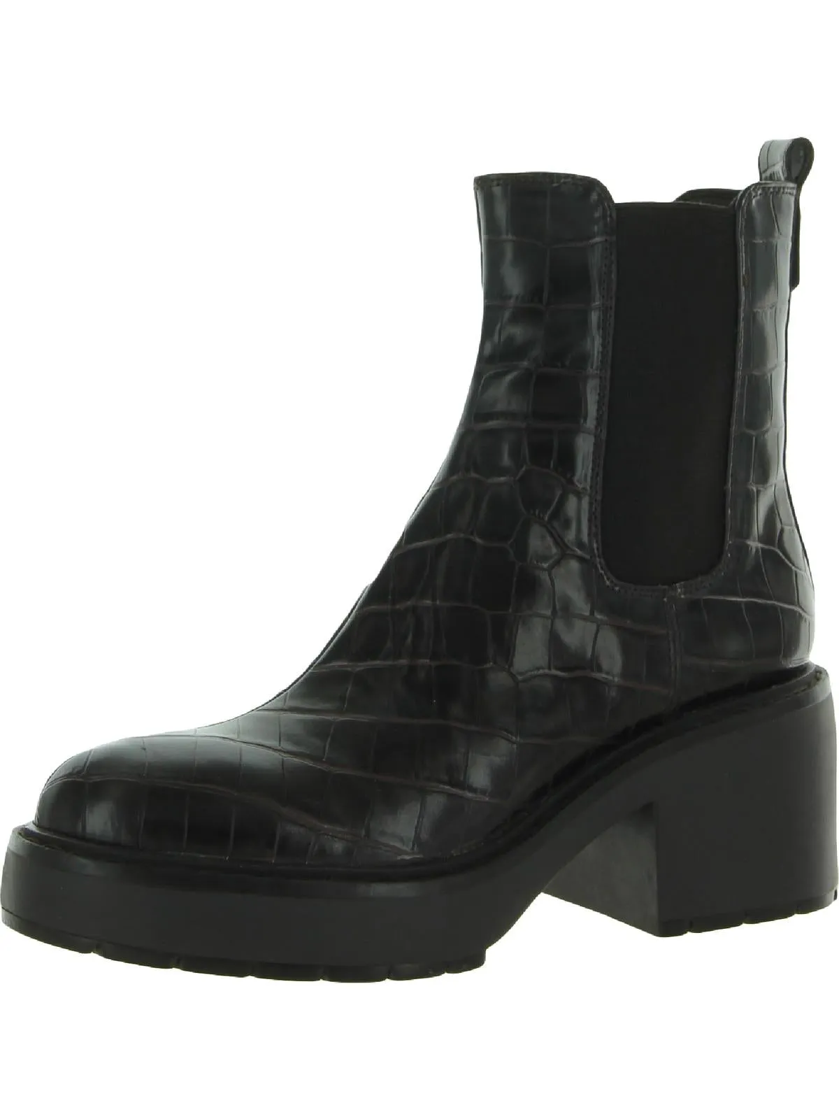 Anderson Womens Block Heel Chelsea Boots