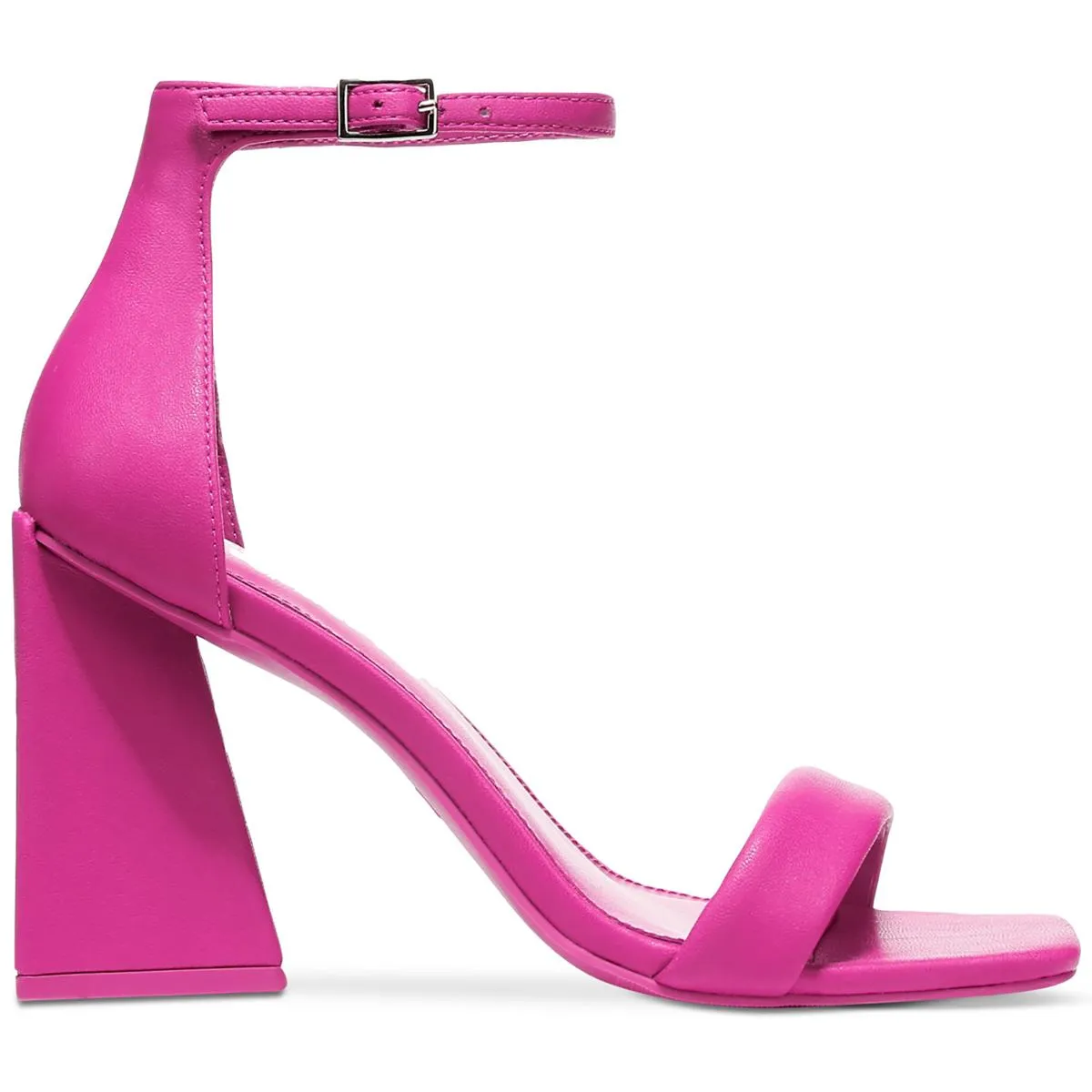Appel  Womens Open Toe Faux Leather Heels