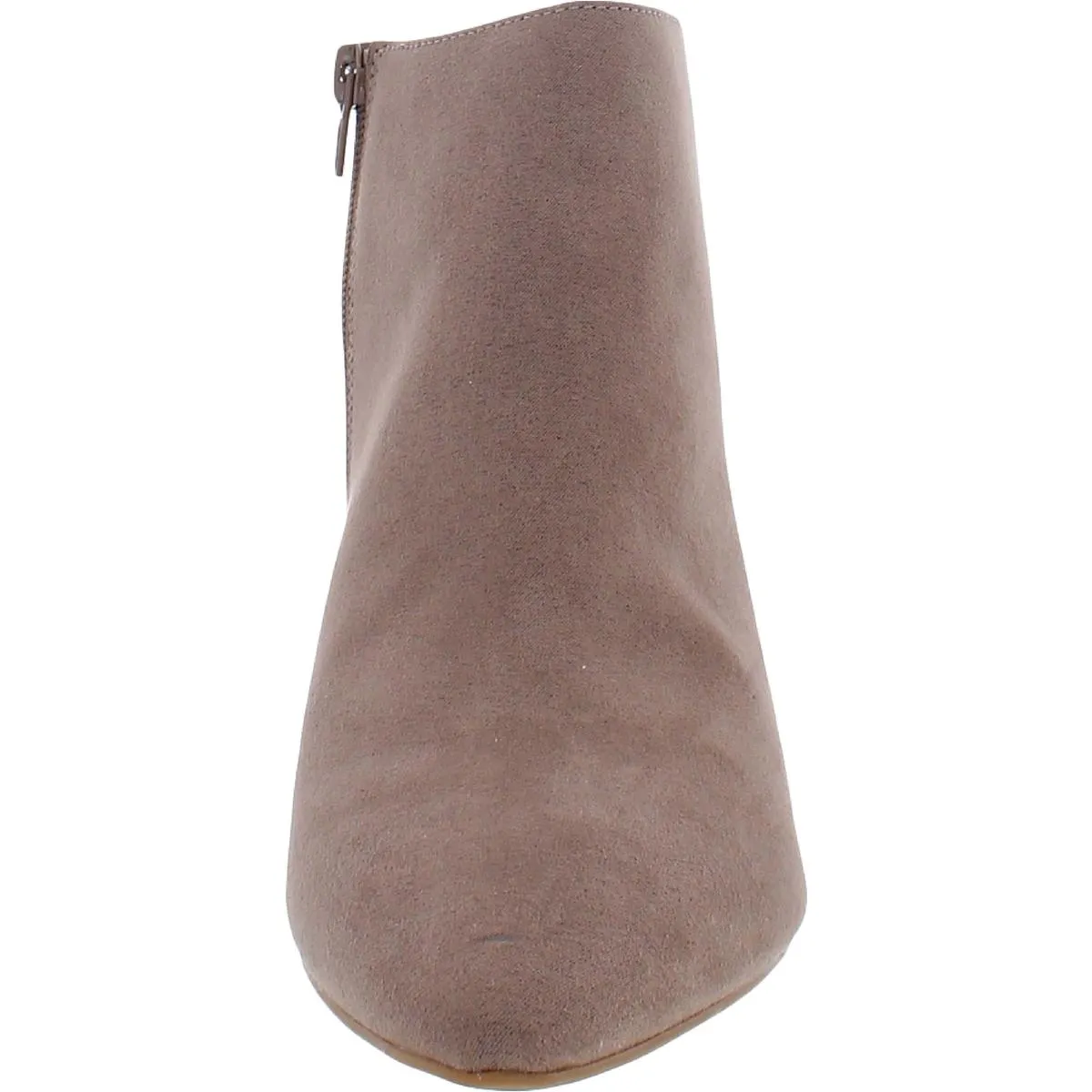 Armena Womens Faux Suede Pointed Toe Ankle Boots
