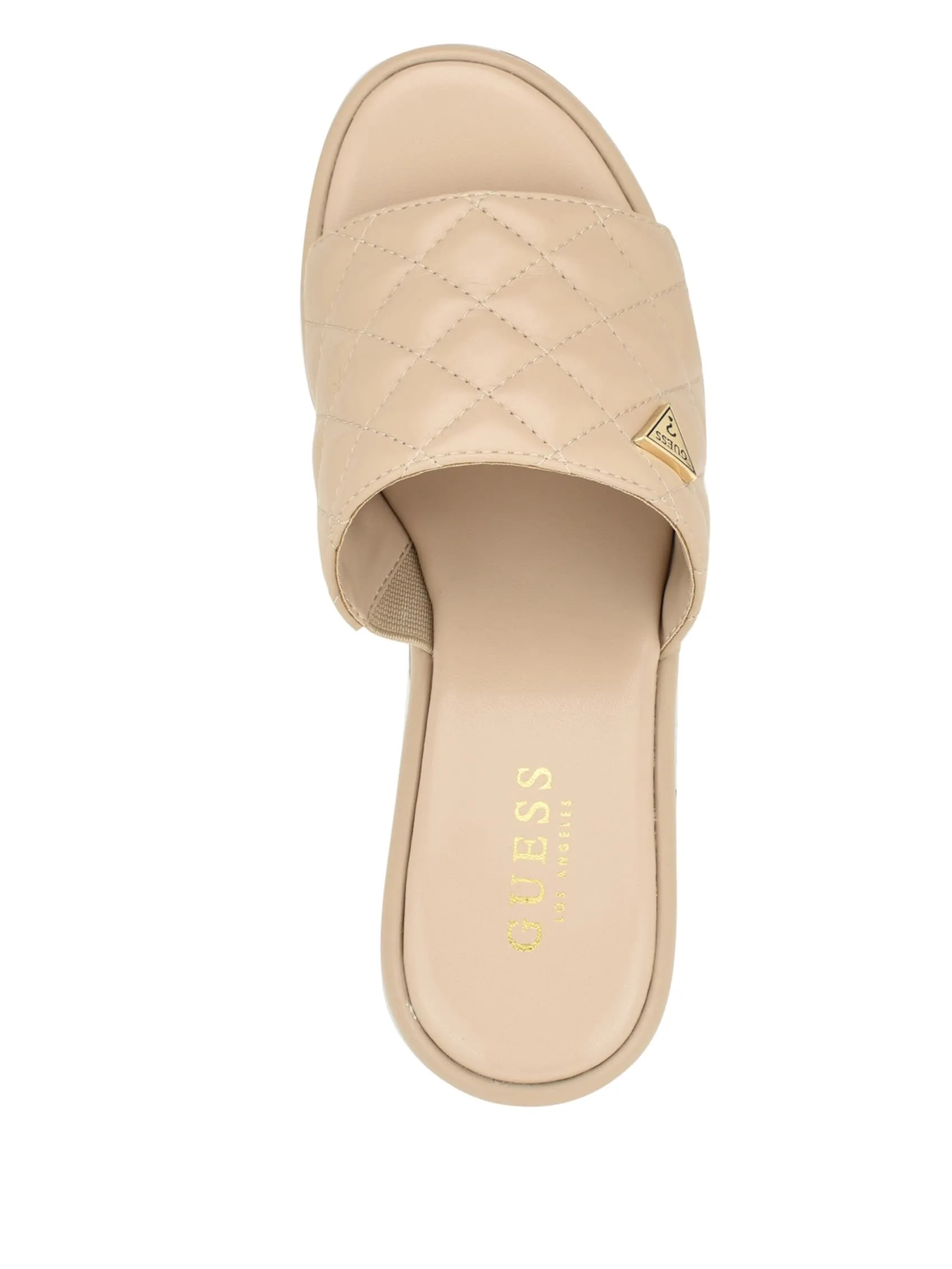Arnell Quilted Wedge Sandals