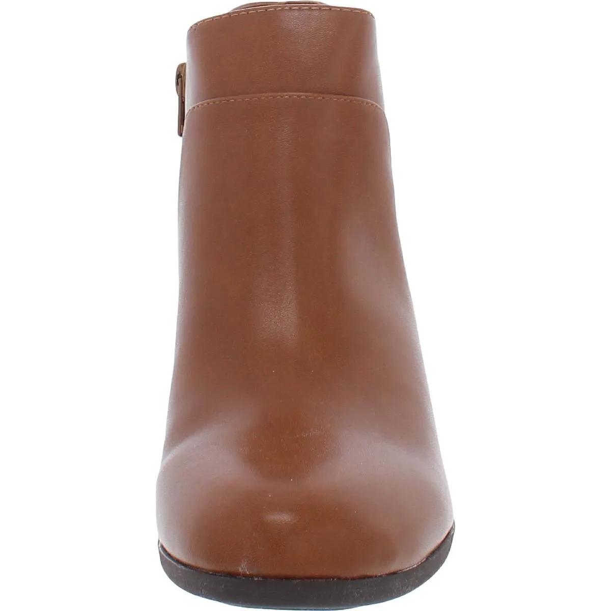 Artemy Womens Block Heel Slip On Booties