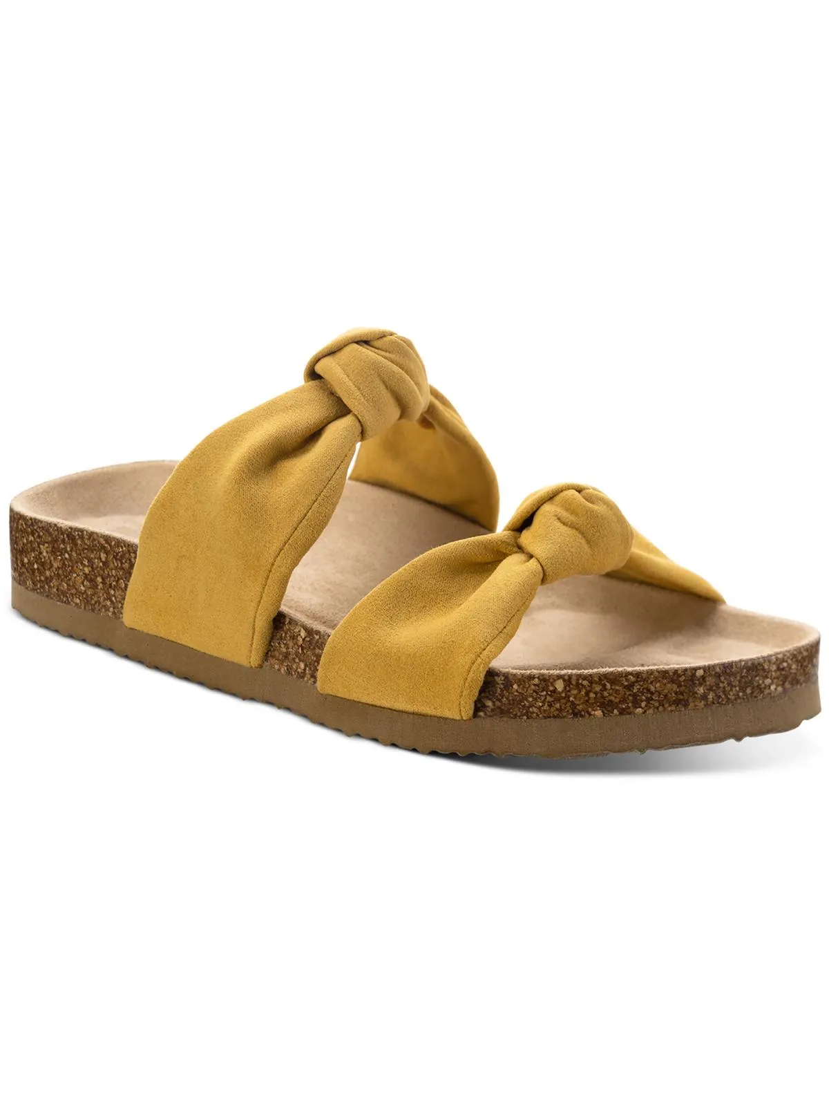Astriid  Womens Slip On Flat Slide Sandals