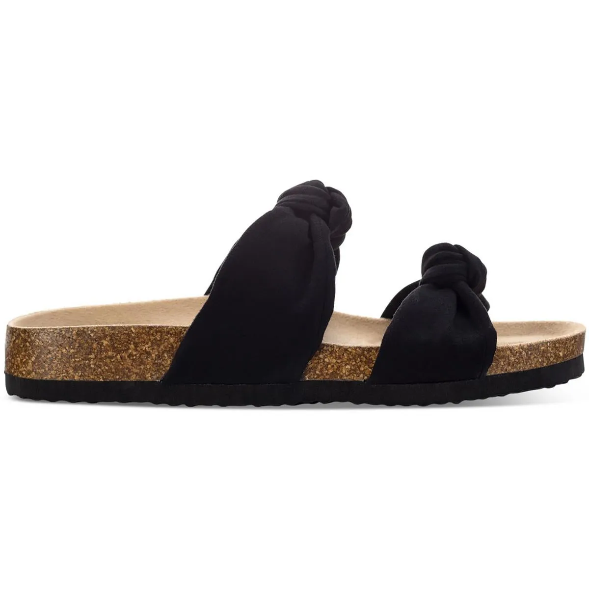 Astriid  Womens Slip On Flat Slide Sandals