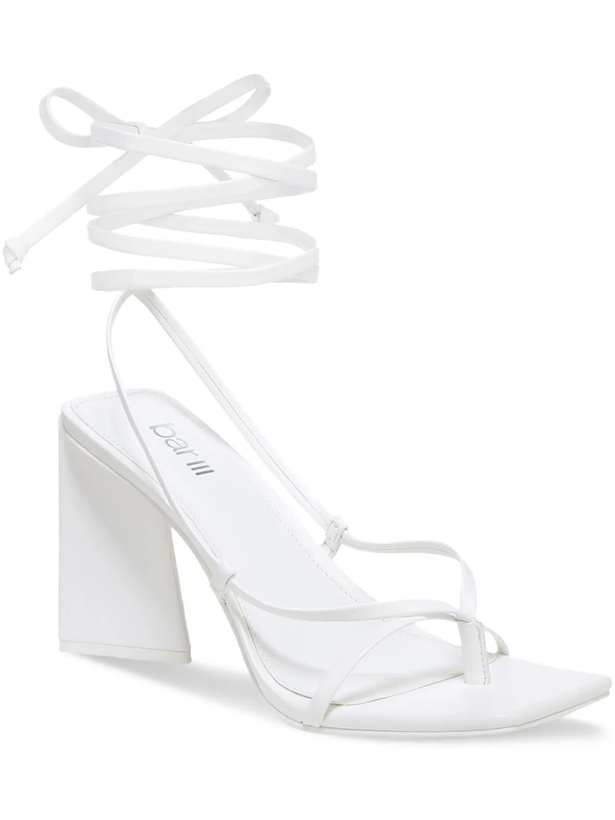 AURORAA Womens Faux Leather Strappy Pumps