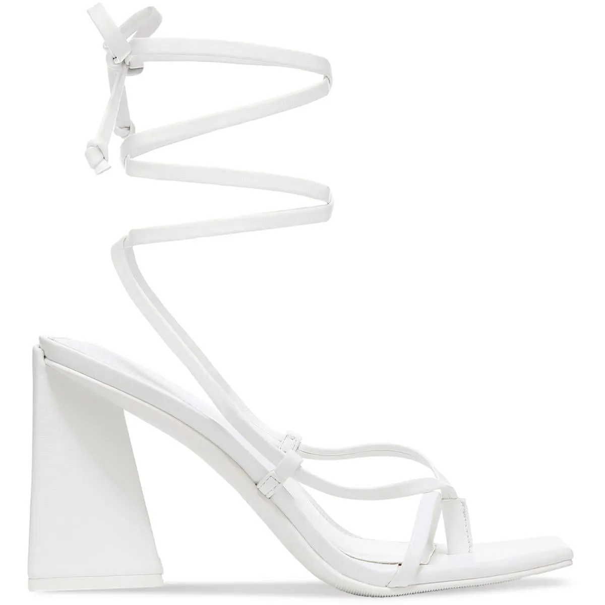 AURORAA Womens Faux Leather Strappy Pumps