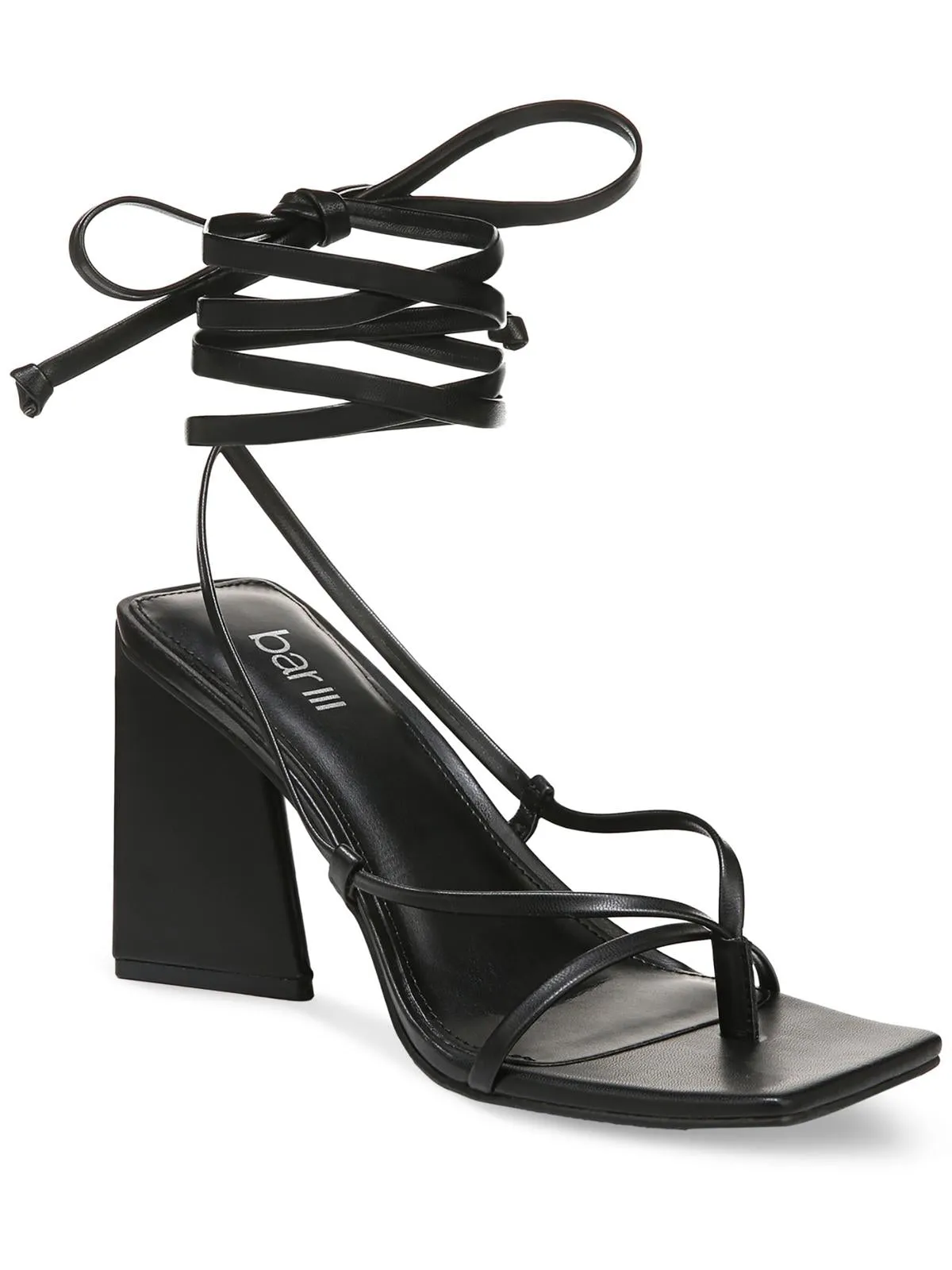AURORAA Womens Faux Leather Strappy Pumps