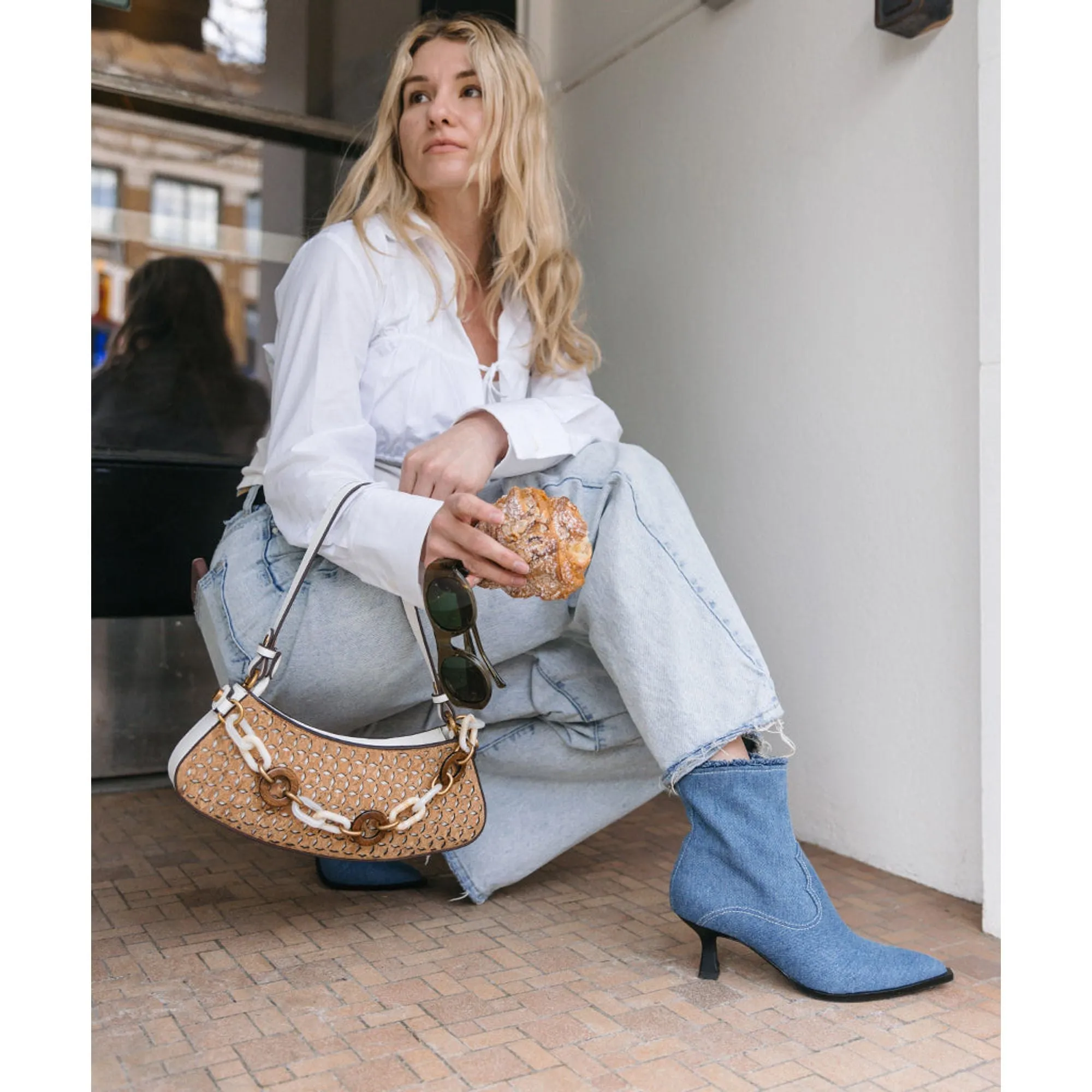 Austin Boots Blue Denim
