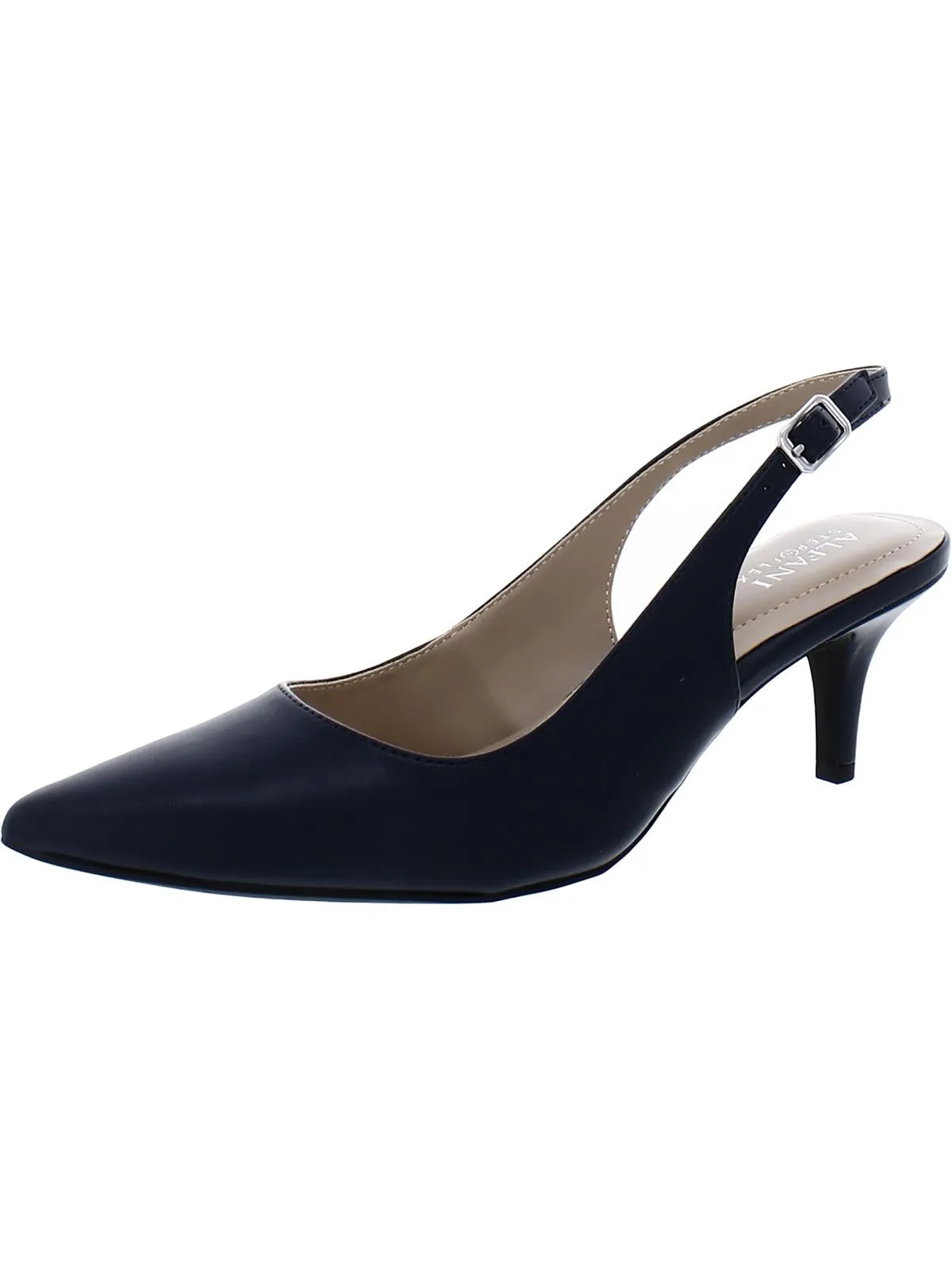 Babbsy Womens Pointed Toe Slingback Heels