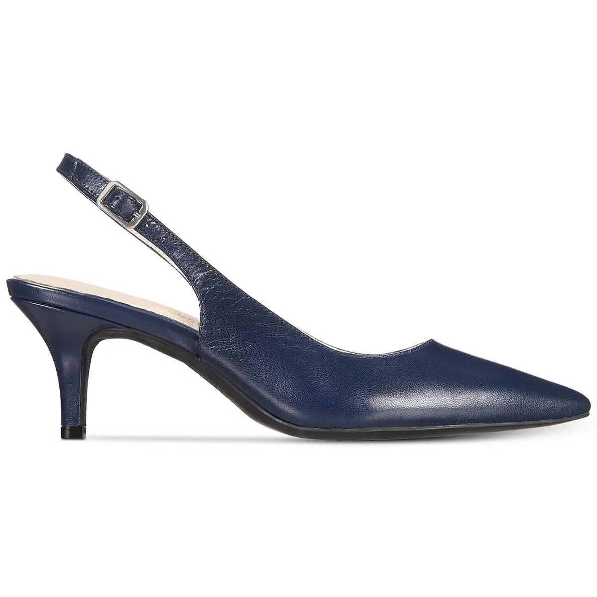 Babbsy Womens Pointed Toe Slingback Heels