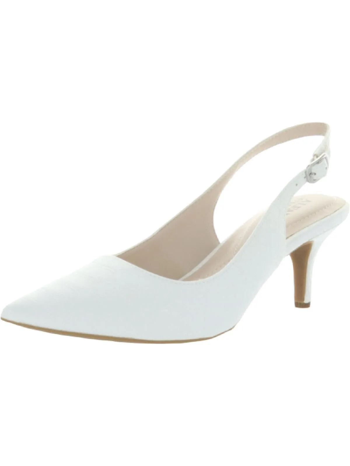 Babbsy Womens Pointed Toe Slingback Heels