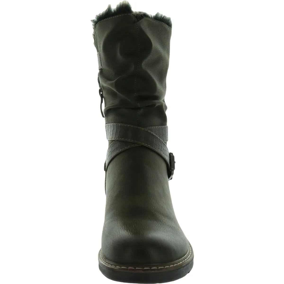 Bailey Womens Leather Cold Weather Winter Boots