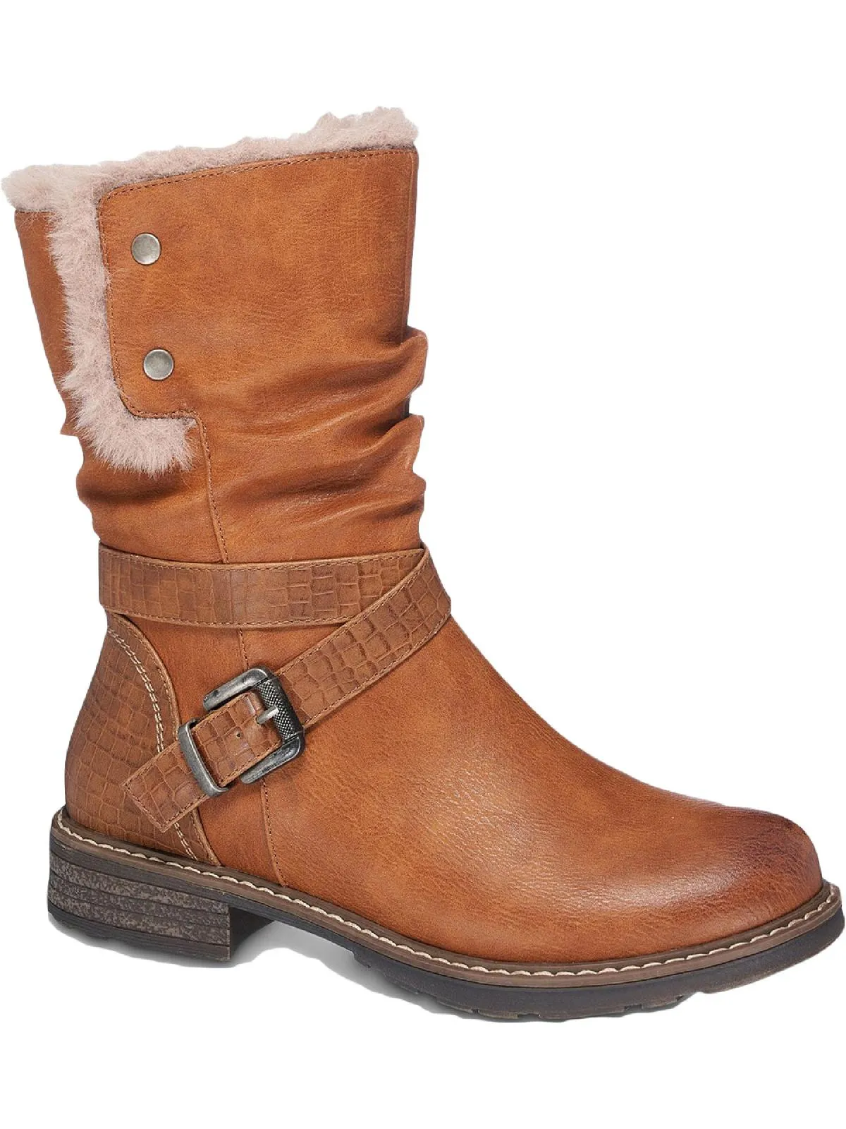 Bailey Womens Leather Cold Weather Winter Boots