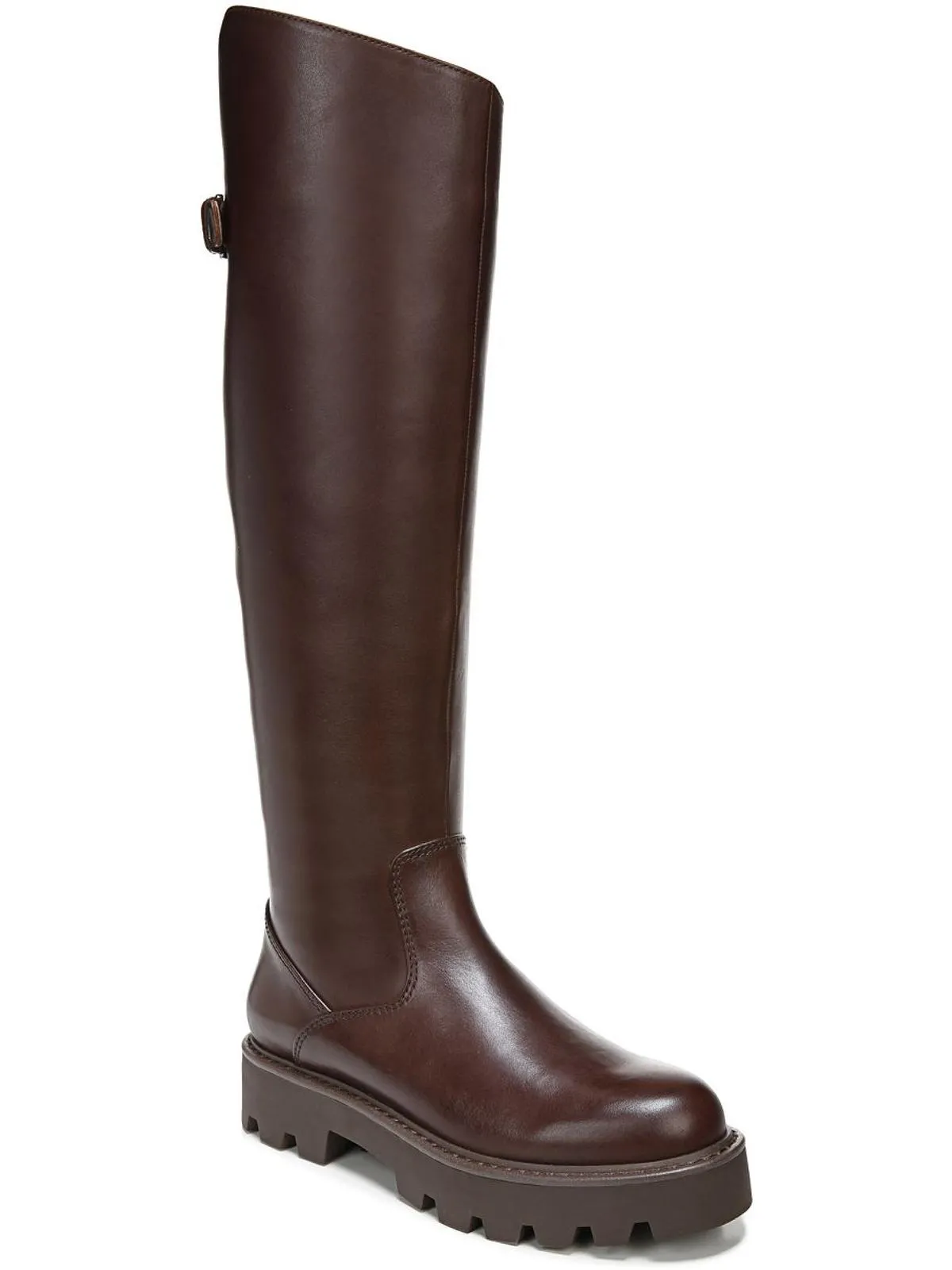 Balin Womens Leather Wide Calf Over-The-Knee Boots