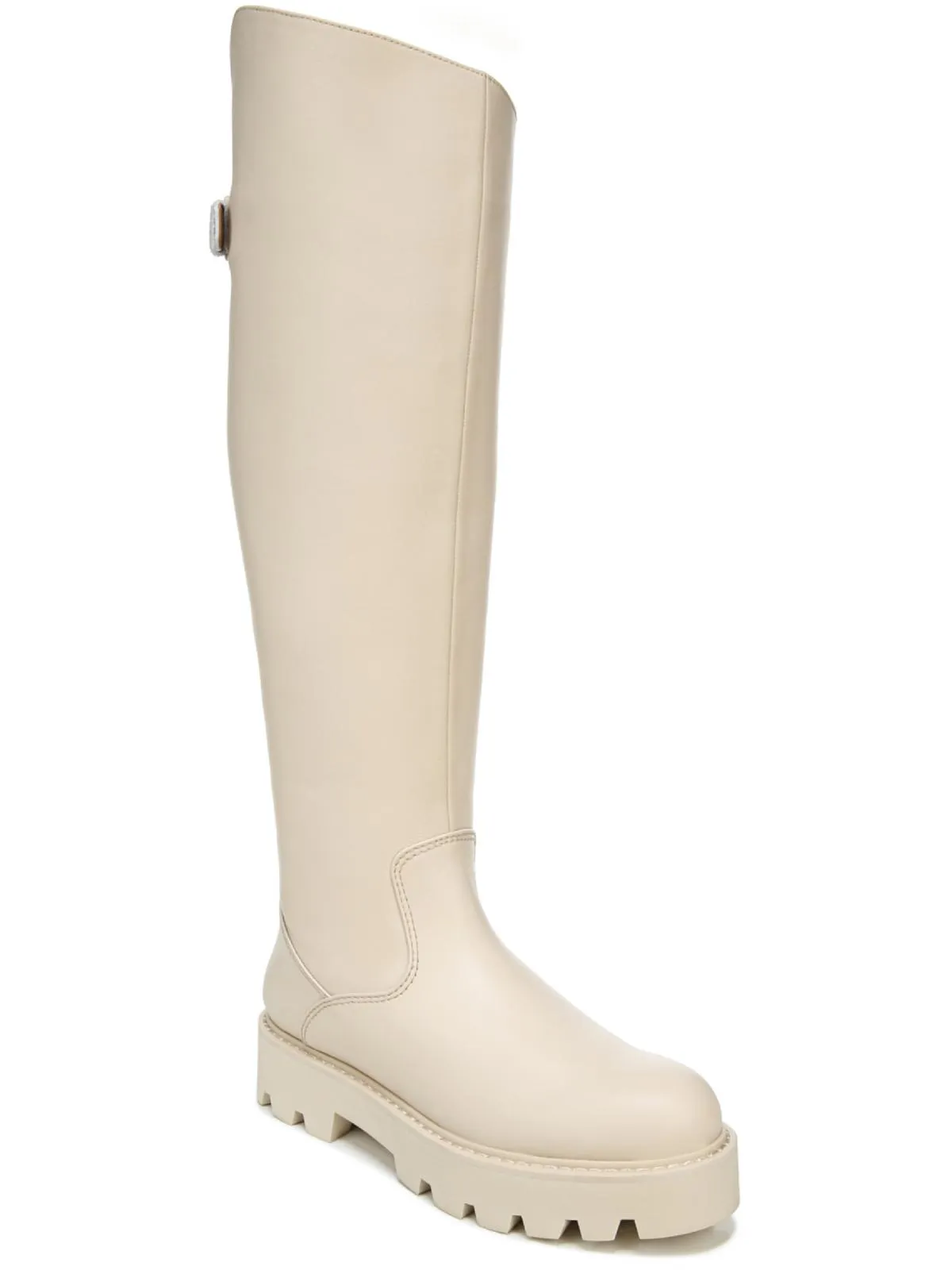 Balin Womens Leather Wide Calf Over-The-Knee Boots