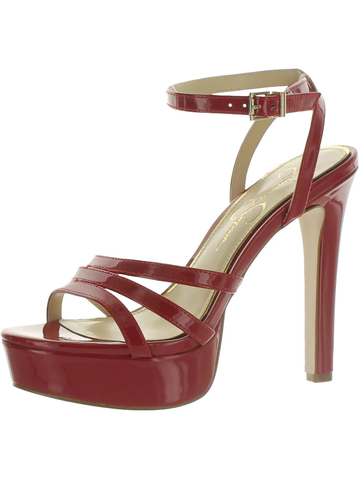 Balina 3 Womens Microsuede Open Toe Heels
