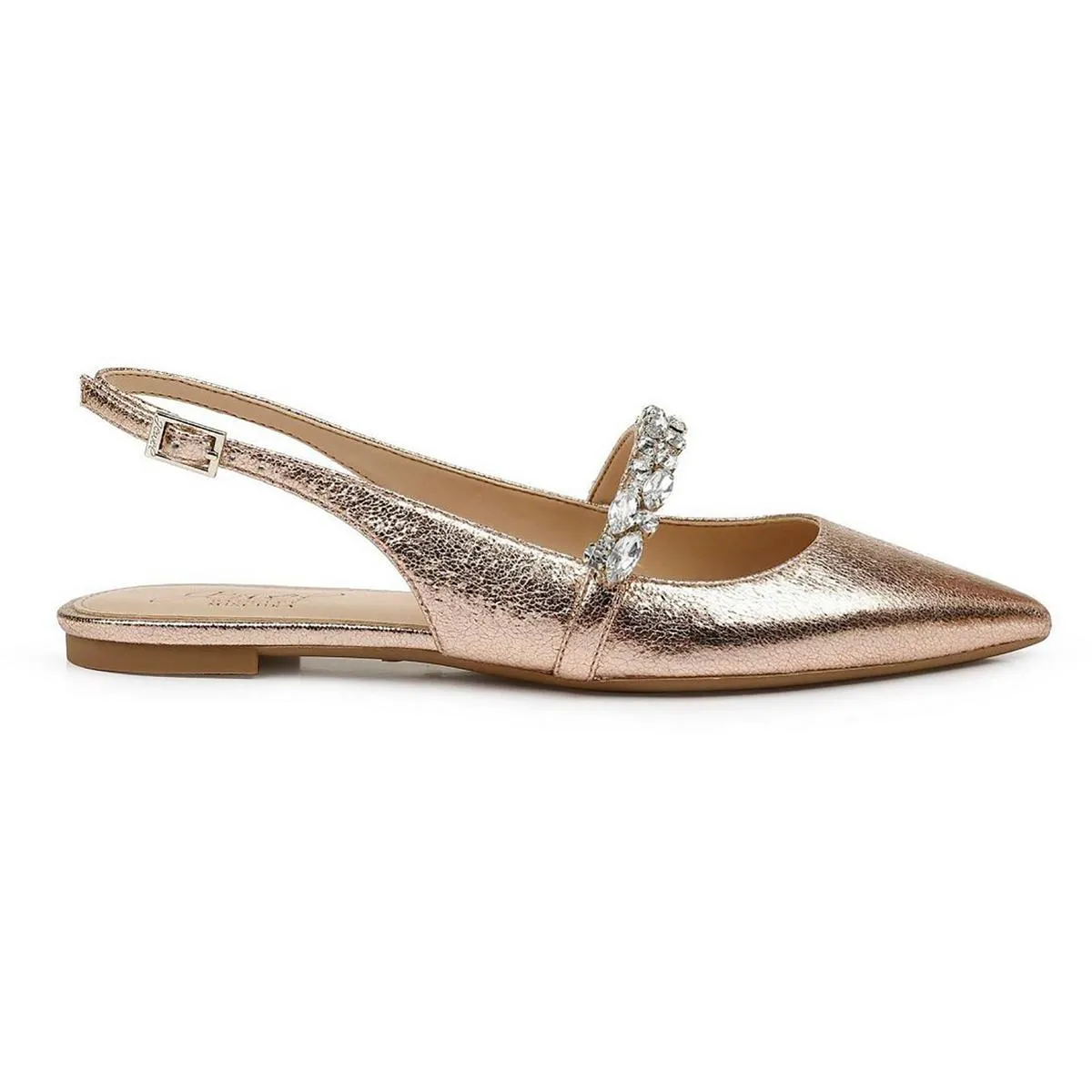 Bambi Womens Faux Leather Pointed Toe Slingbacks