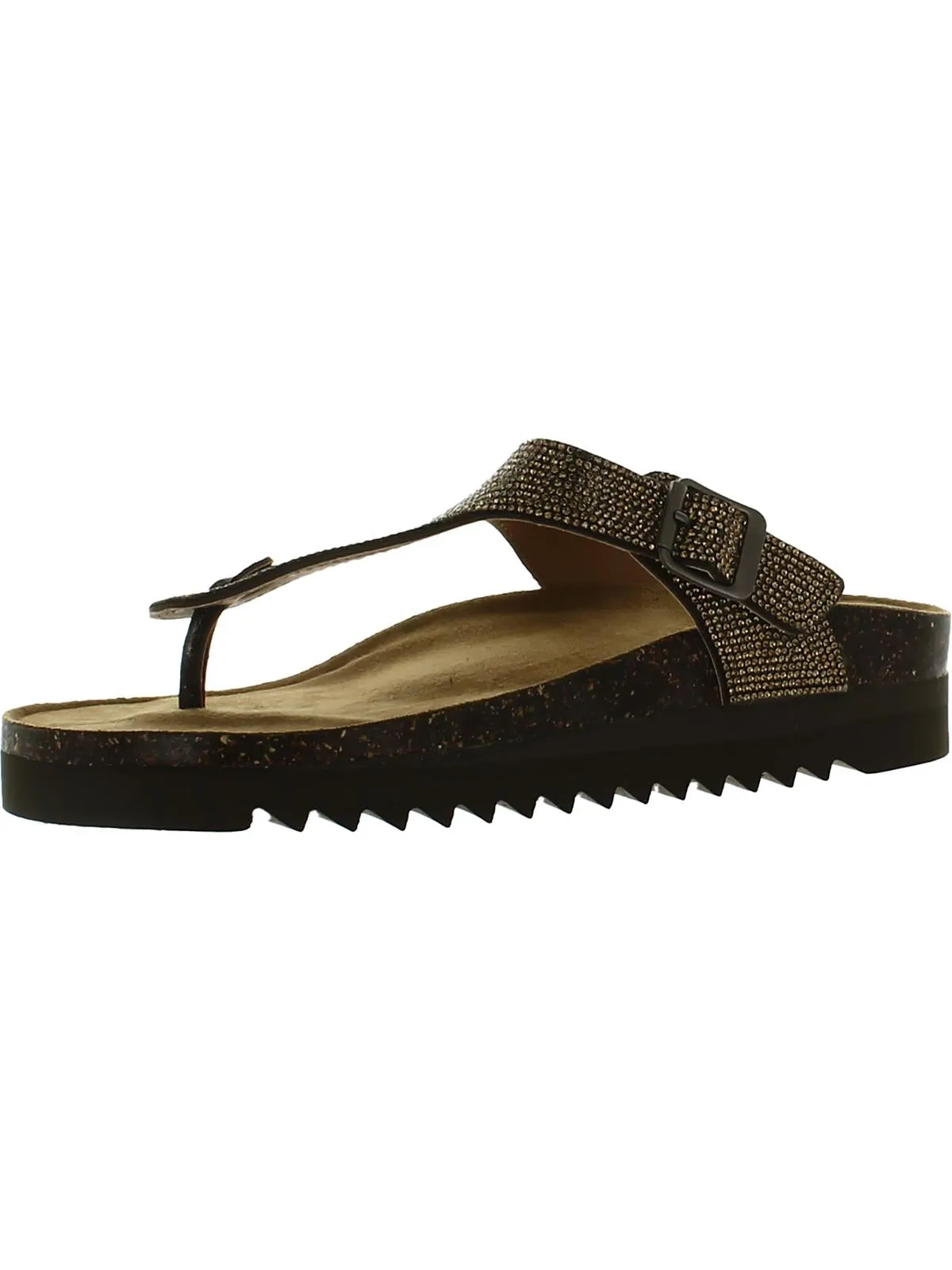 Barnett Womens Casual Footbed Thong Sandals