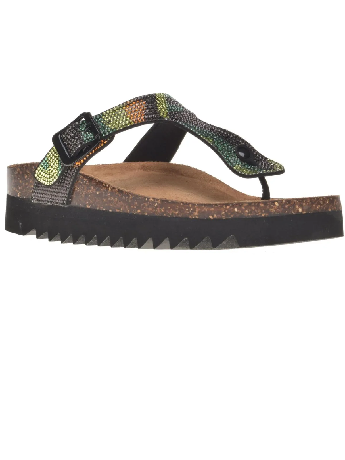Barnett Womens Casual Footbed Thong Sandals