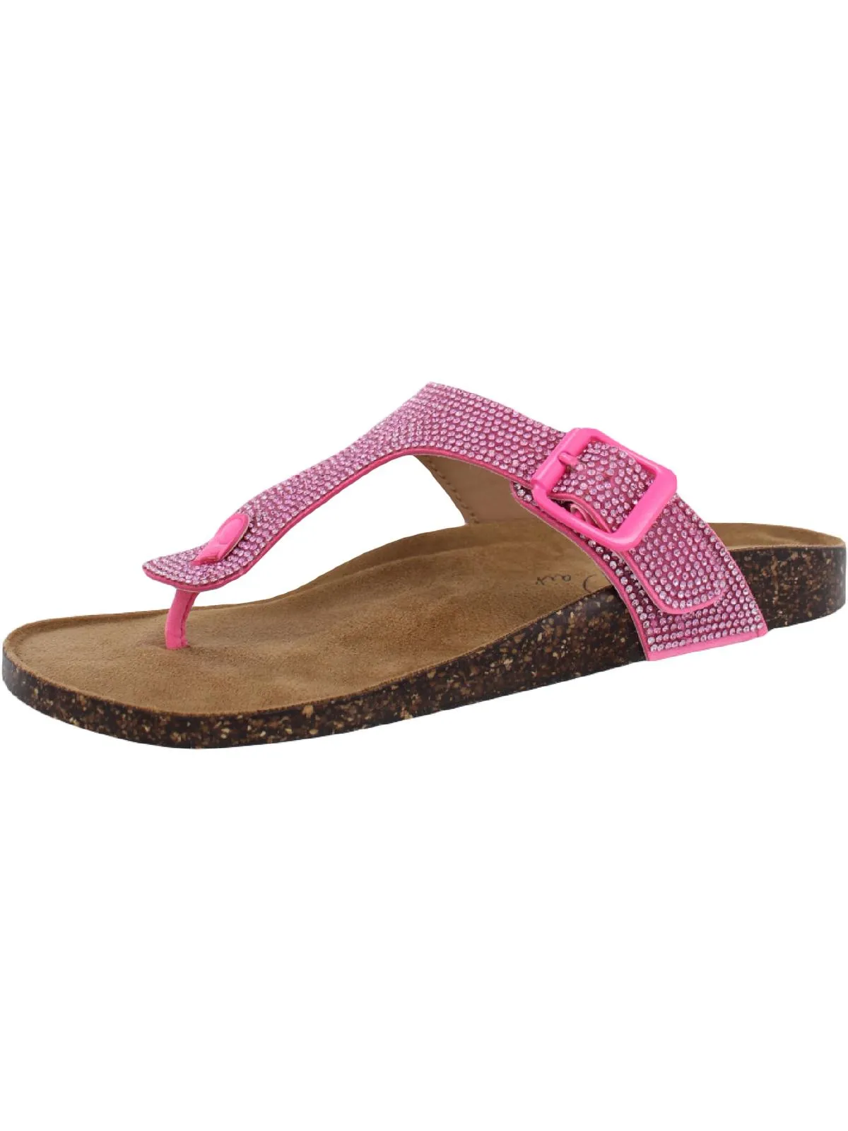 Barnett Womens Casual Footbed Thong Sandals