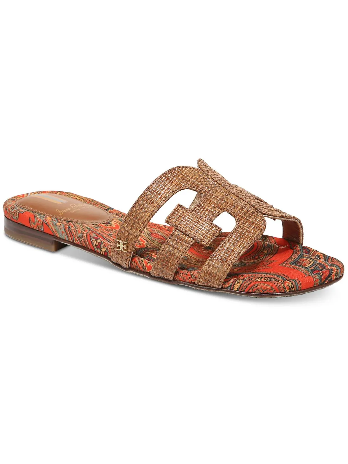 Bay Womens Cut-Out Slip On Slide Sandals