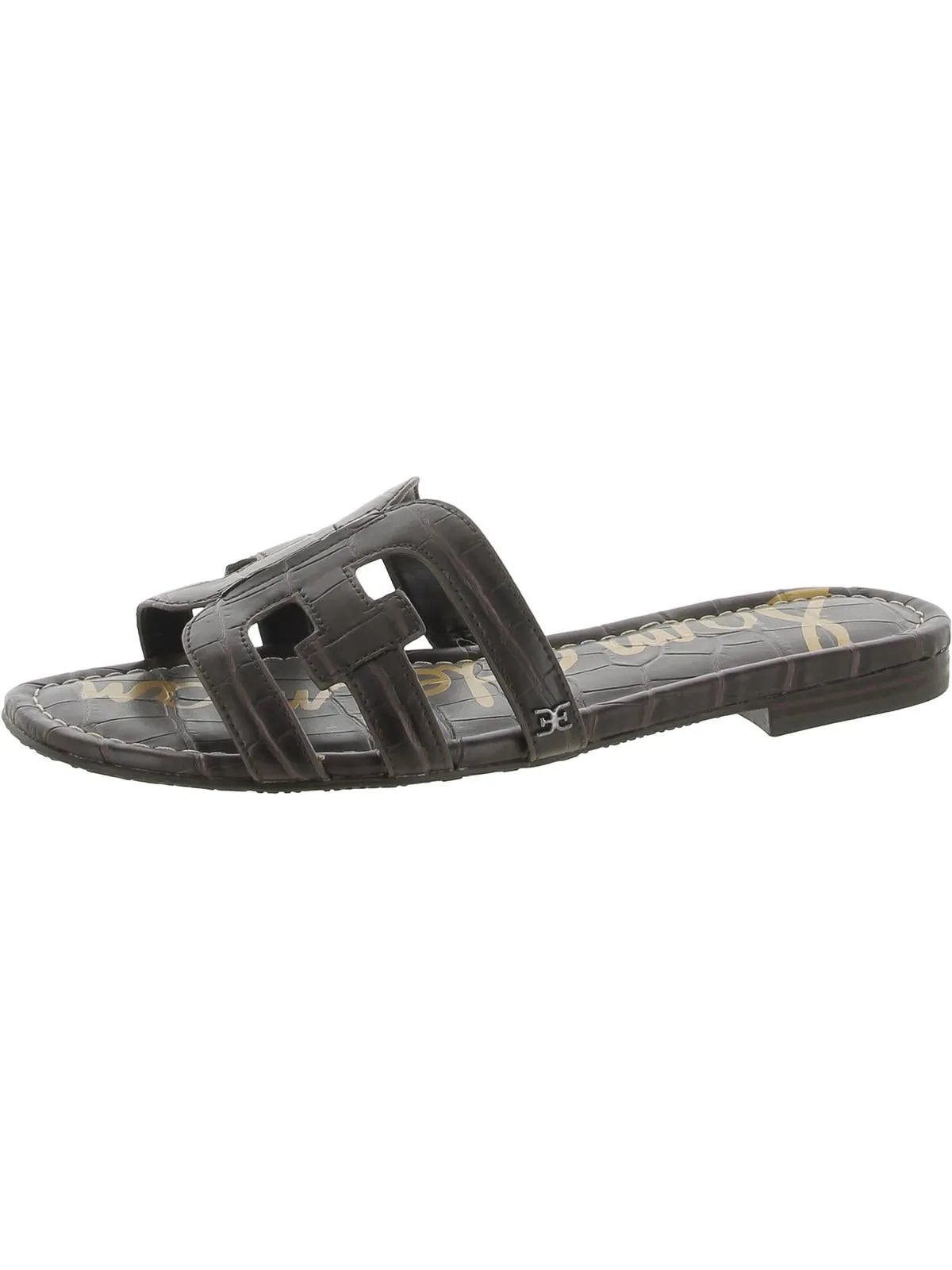 Bay Womens Cut-Out Slip On Slide Sandals