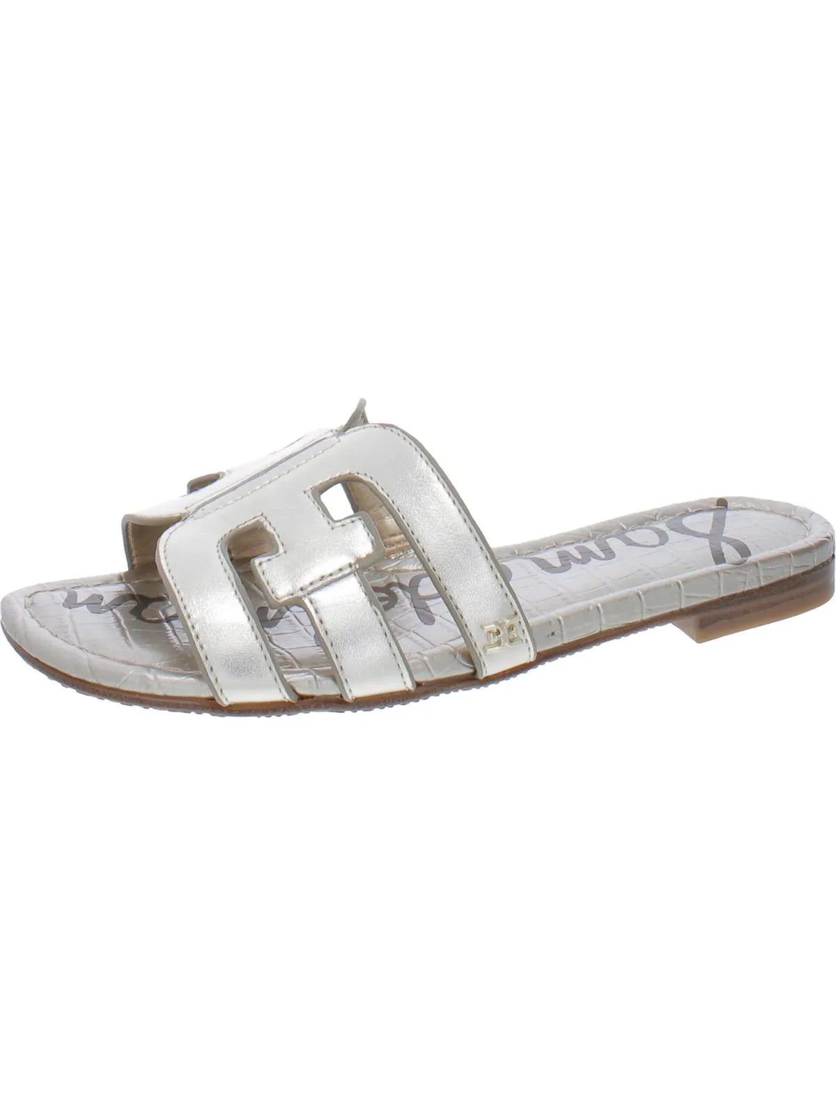Bay Womens Cut-Out Slip On Slide Sandals