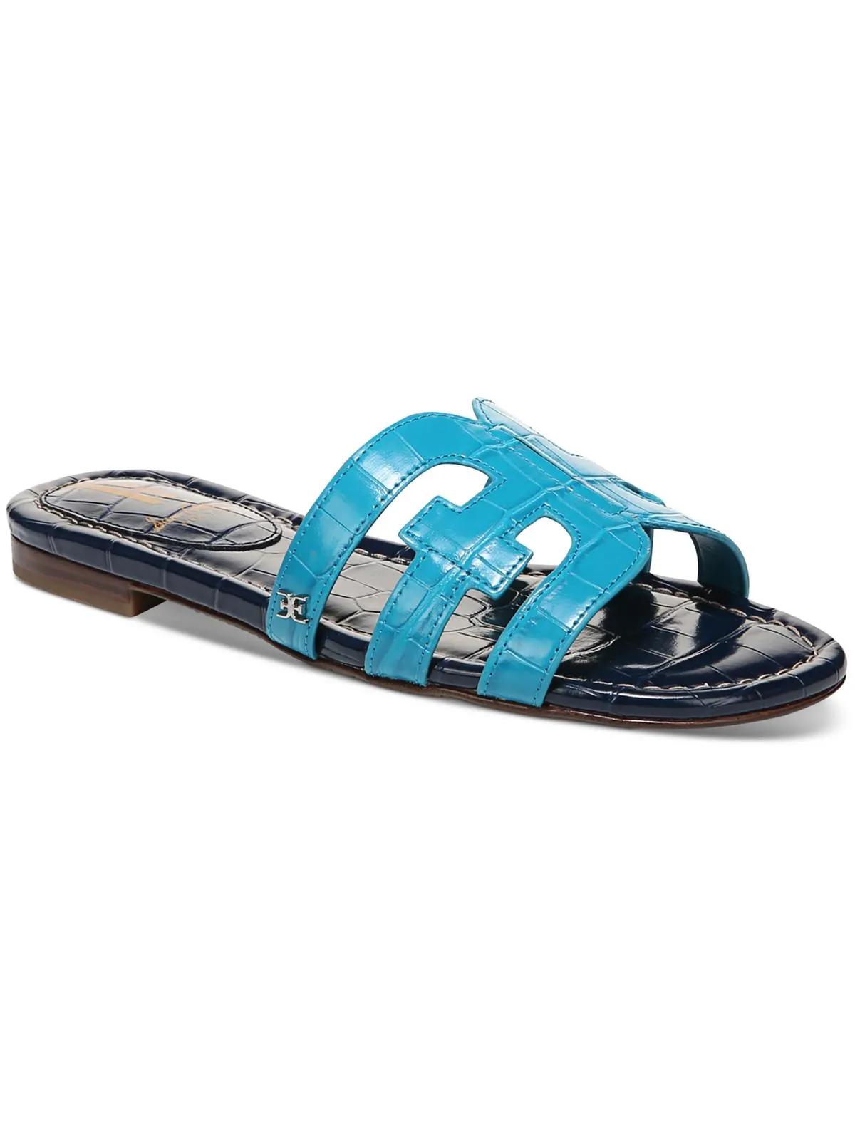 Bay Womens Cut-Out Slip On Slide Sandals