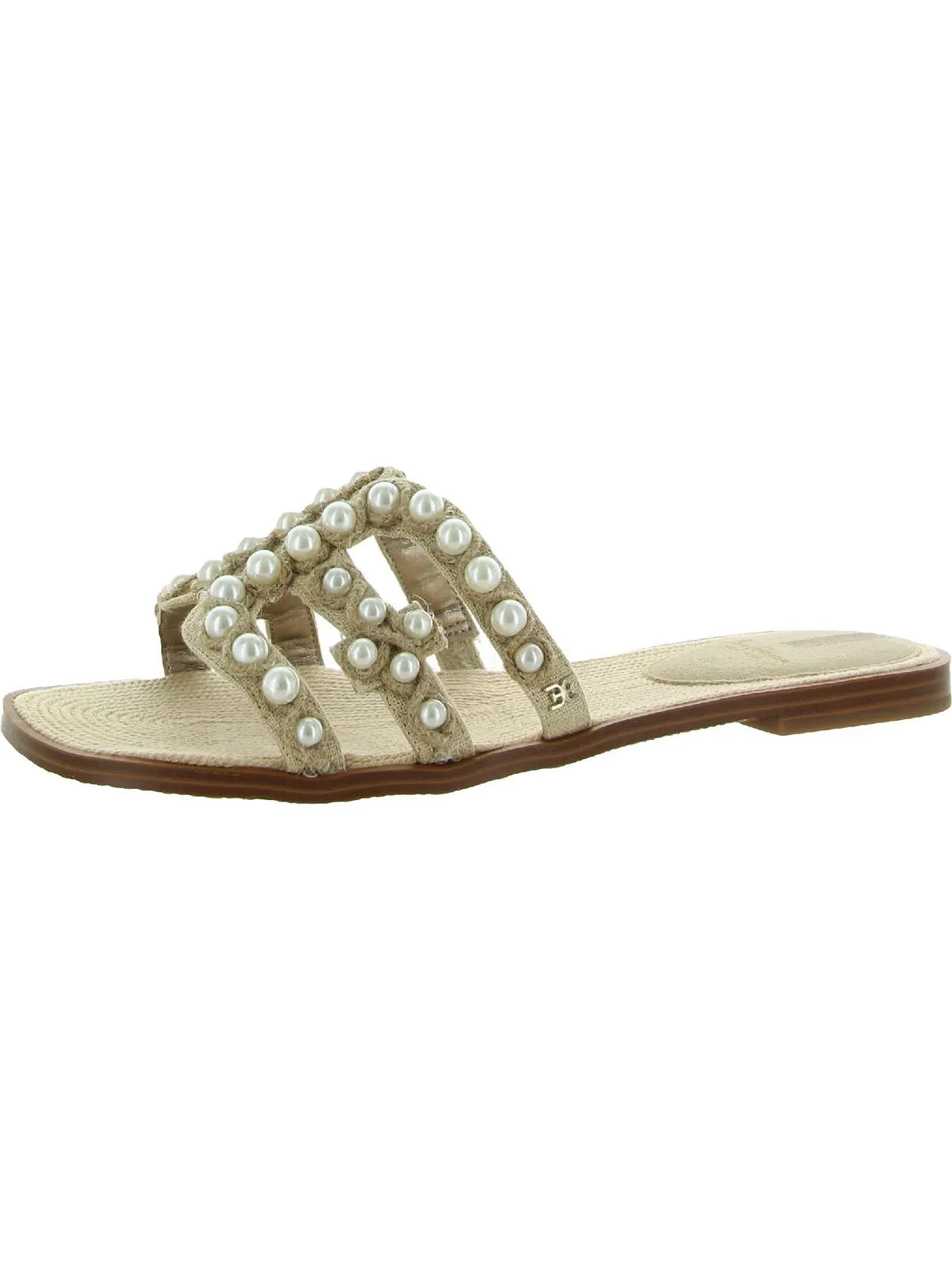 Bay Womens Cut-Out Slip On Slide Sandals