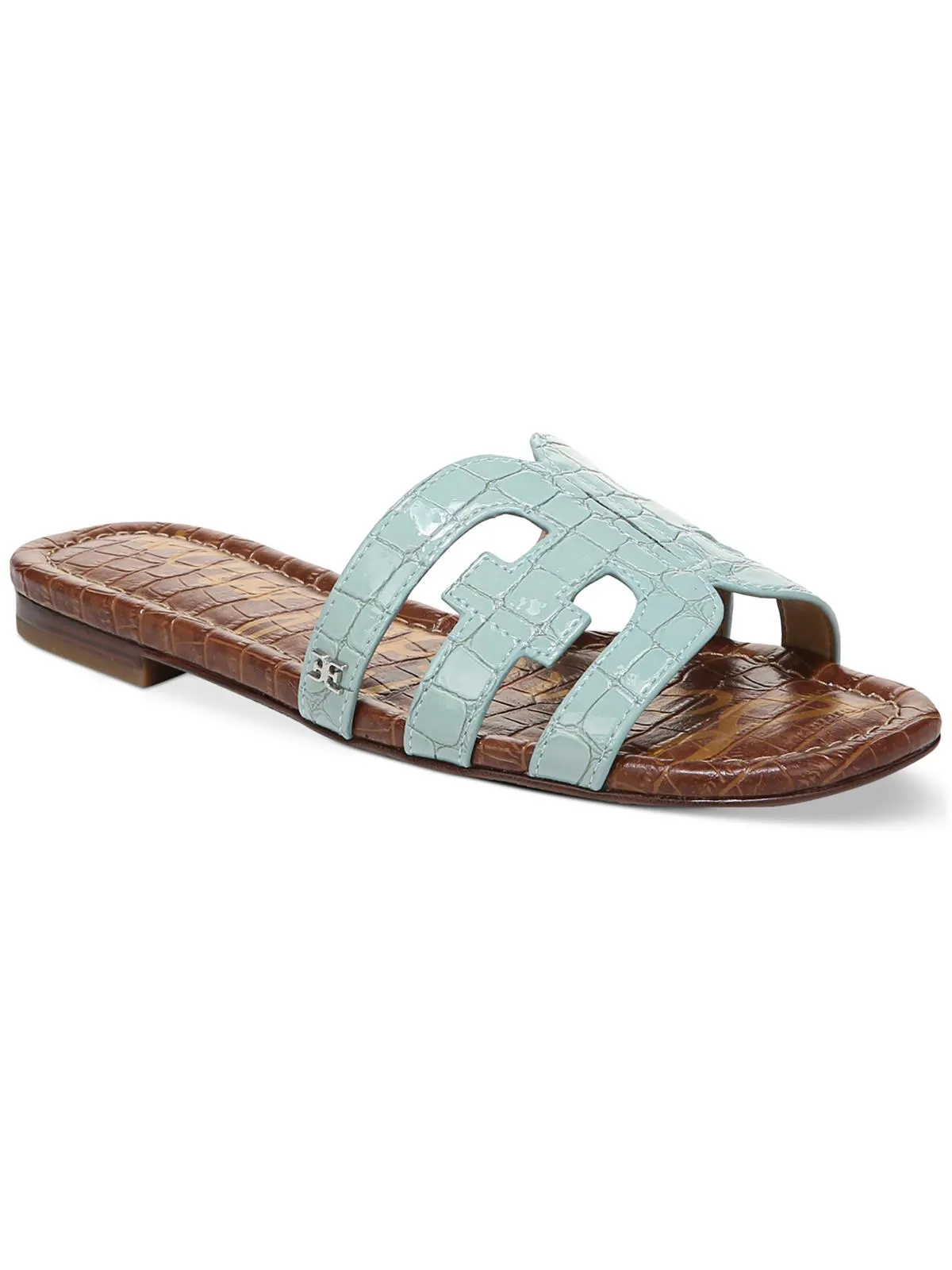 Bay Womens Cut-Out Slip On Slide Sandals