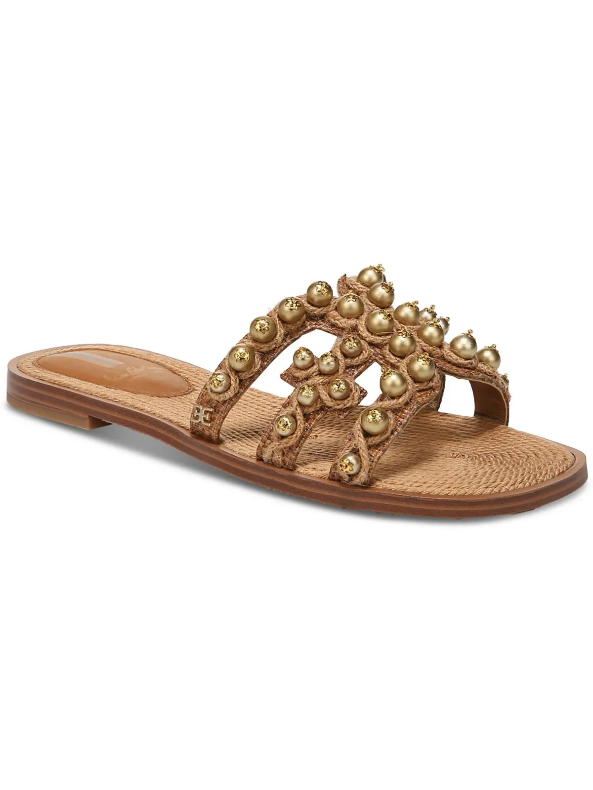 Bay Womens Cut-Out Slip On Slide Sandals