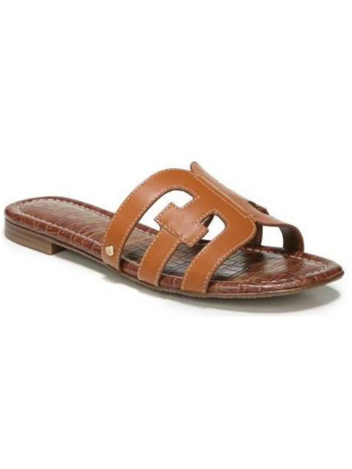 Bay Womens Cut-Out Slip On Slide Sandals