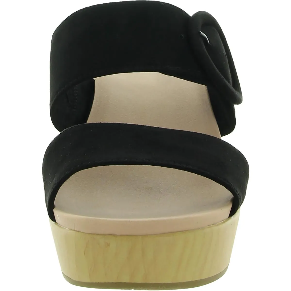 Bayside Womens Open Toe Cushioned Footbed Platform Sandals