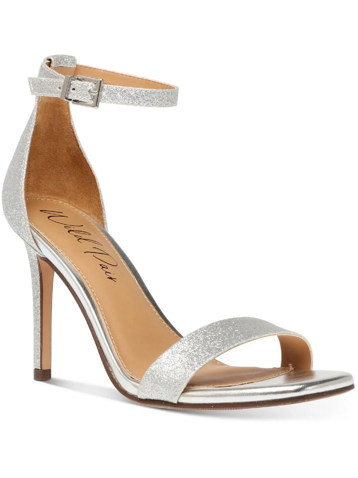 Bethie 2 Womens Glitter Metallic Heel Sandals