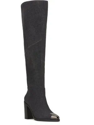 BIDEMI Womens Pointed toe Block heel Over-The-Knee Boots