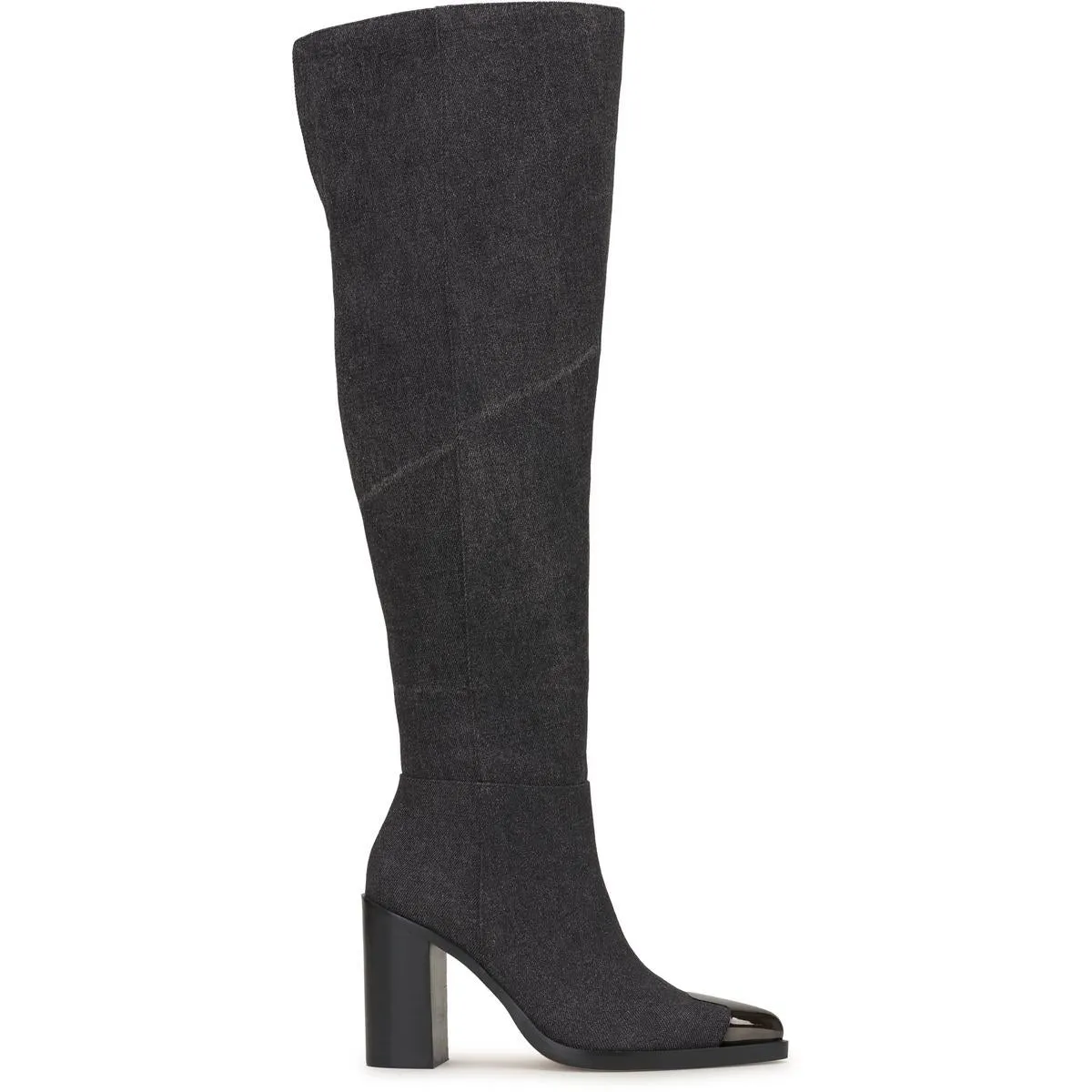 BIDEMI Womens Pointed toe Block heel Over-The-Knee Boots