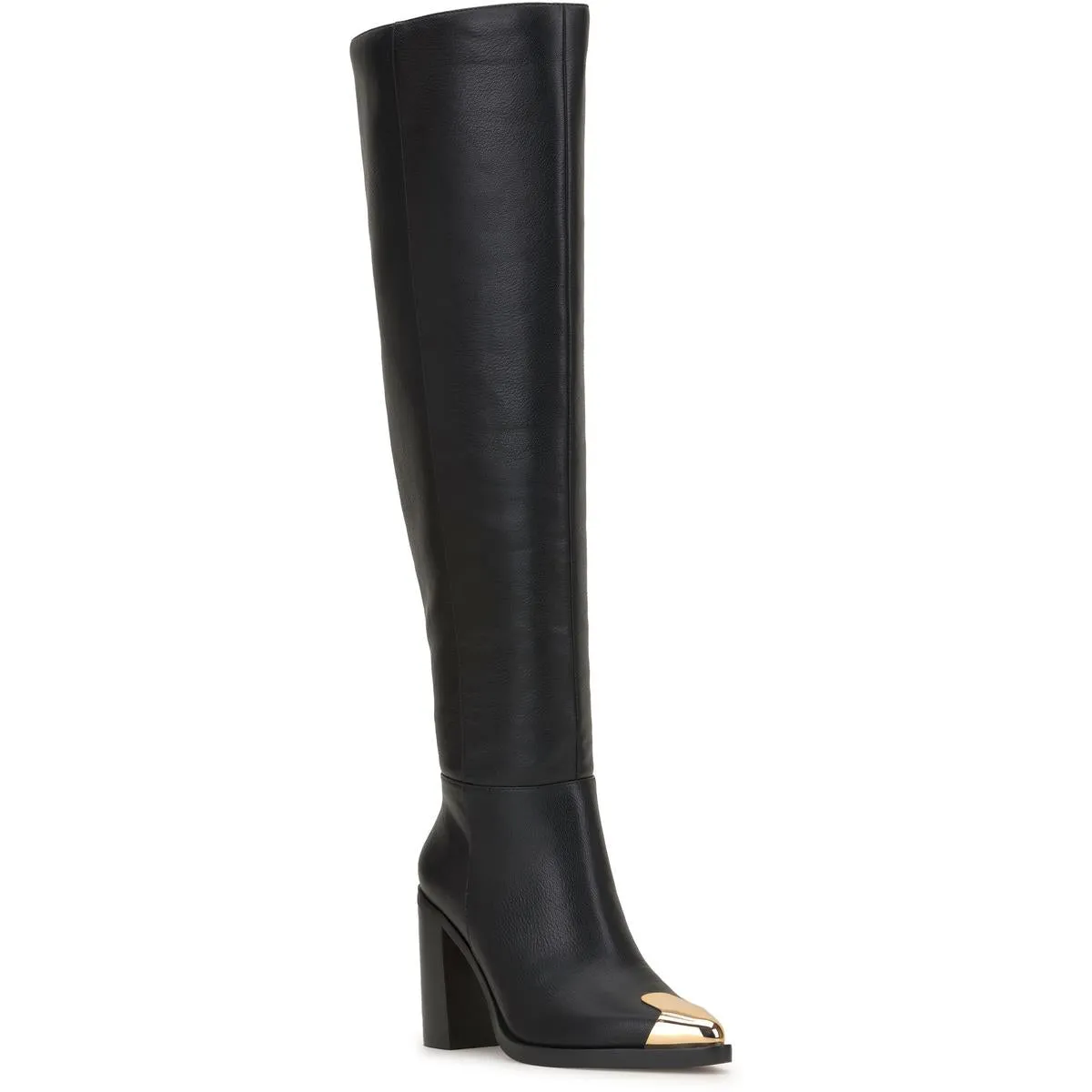 BIDEMI Womens Pointed toe Block heel Over-The-Knee Boots