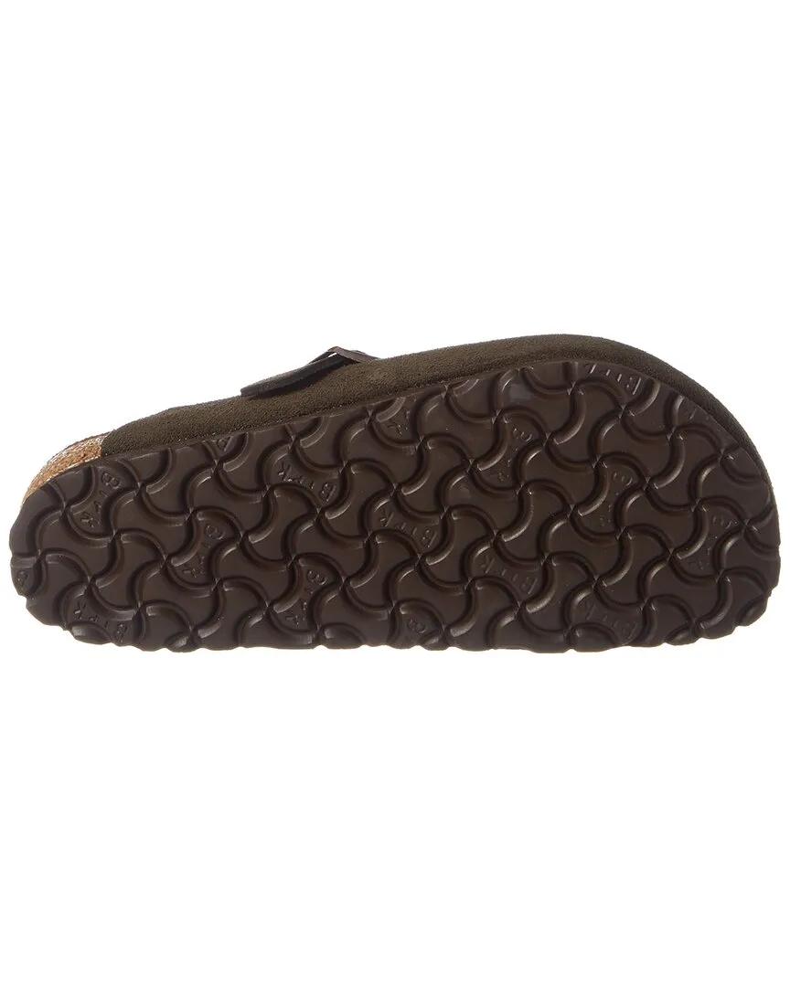 Birkenstock Boston Soft Footbed Suede Leather Clog