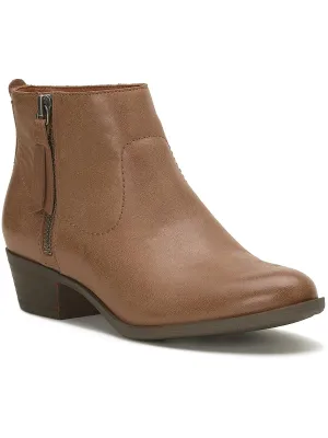 Blandre Womens Leather Booties Ankle Boots